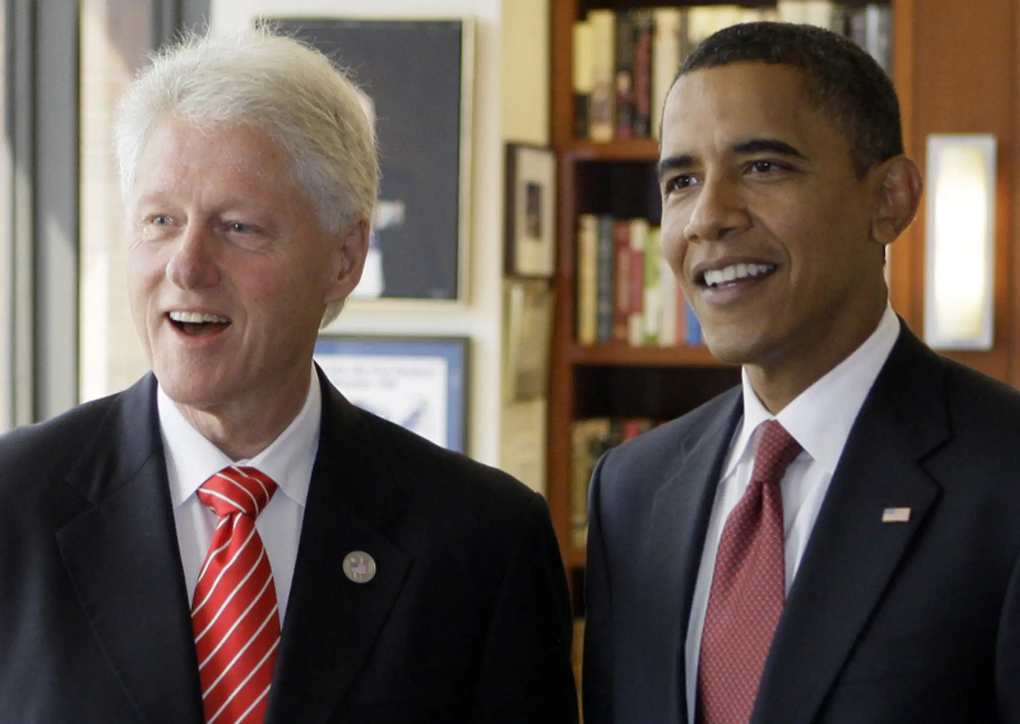Obama a Clinton