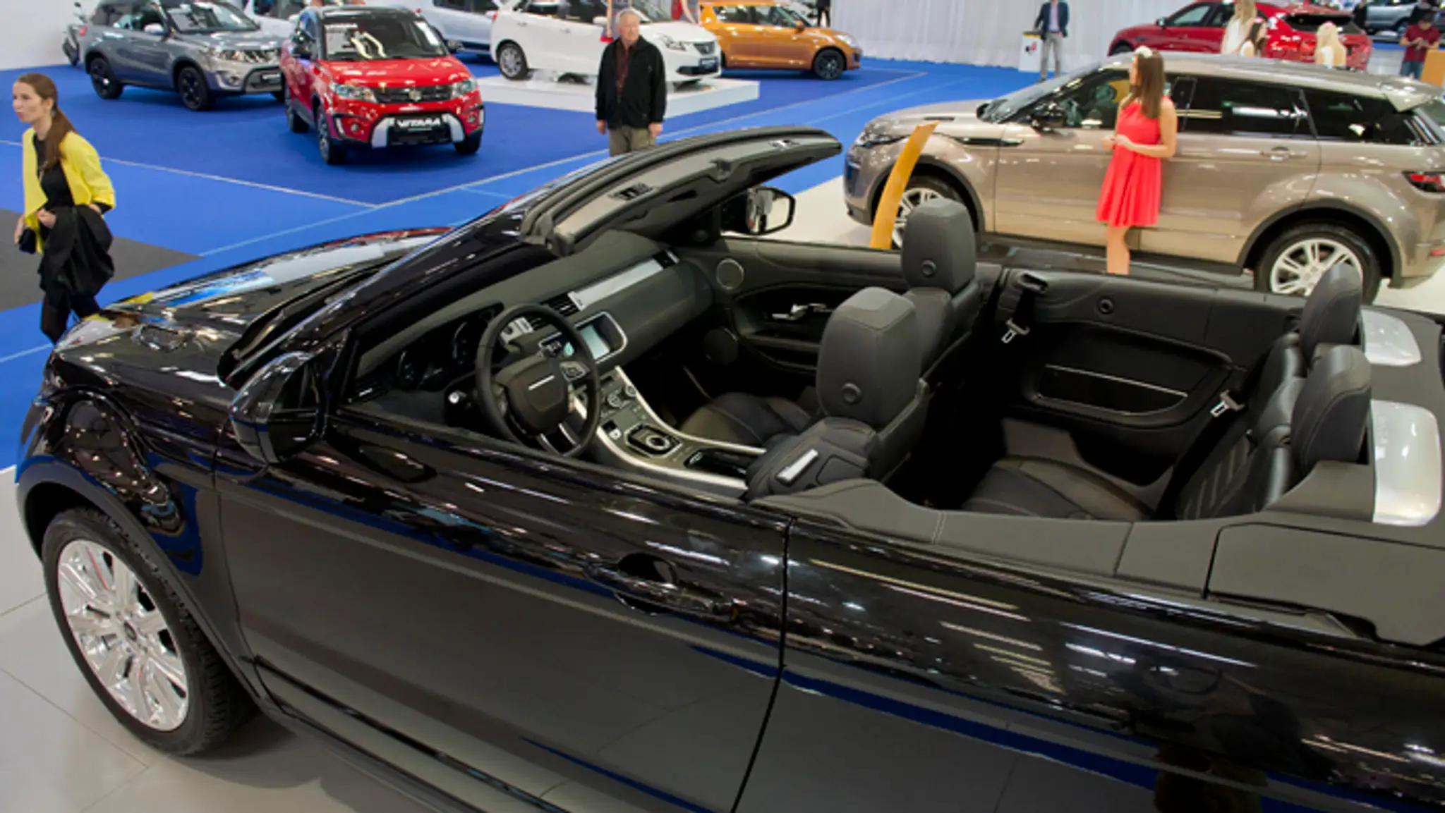 Premiéra automobilu Range Rover Evoque Convertible na bratislavskom Autosalóne.