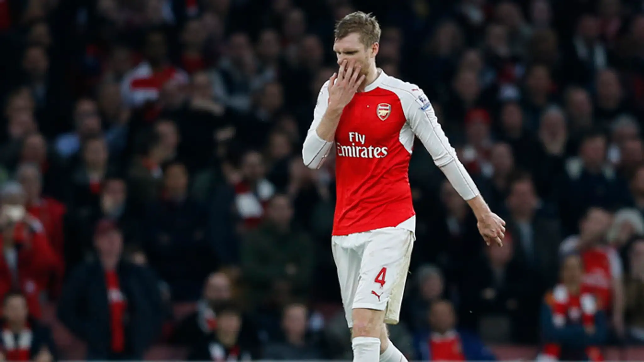 Hráč Arsenalu Londýn Per Mertesacker.