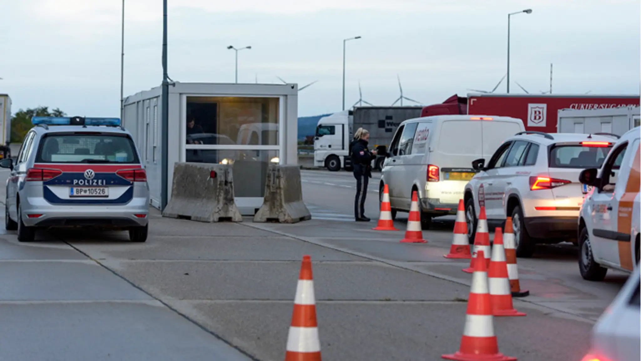 Dočasné policajné kontroly na rakúsko-slovenských hraniciach.