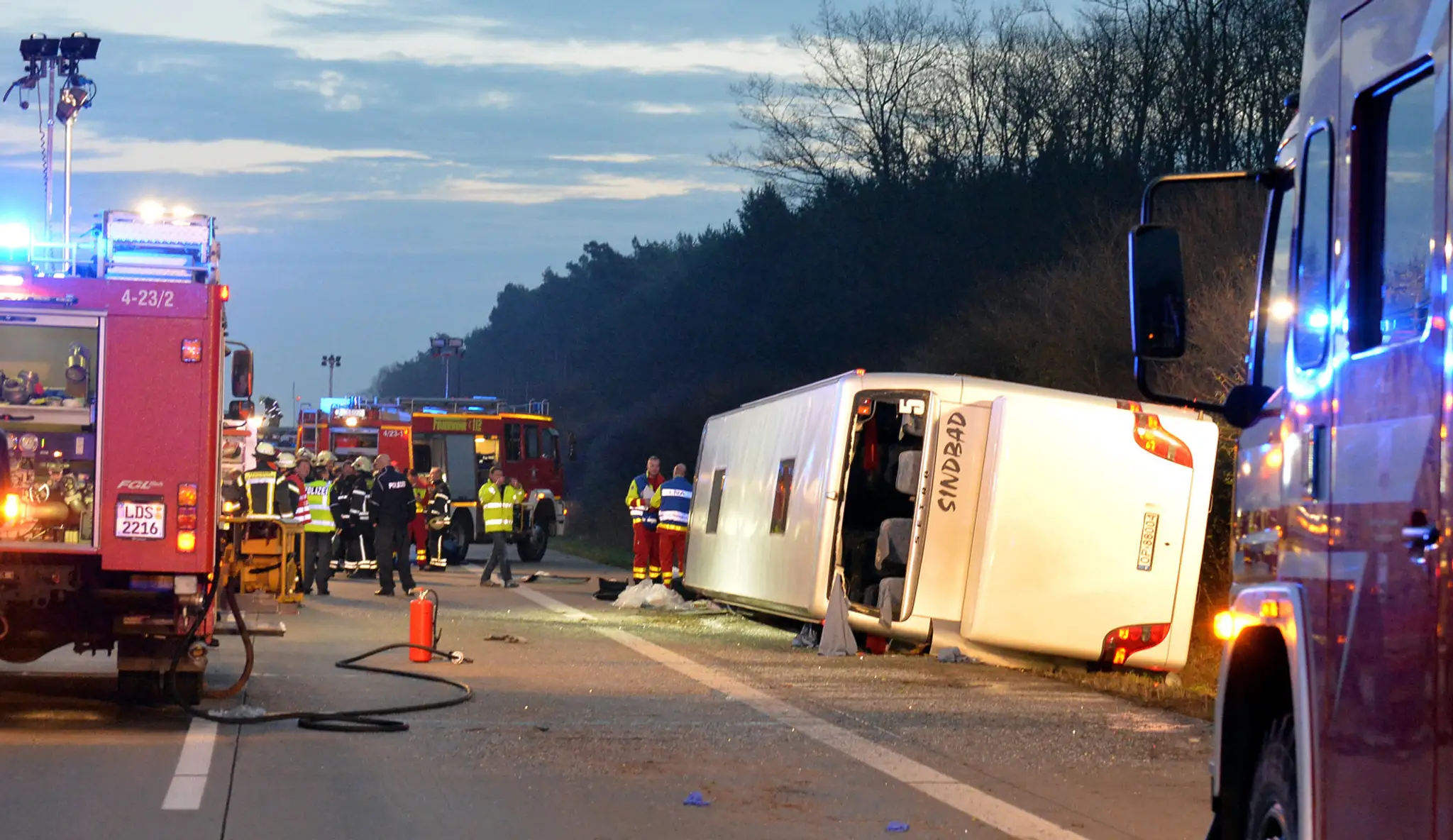 Neďaleko Berlína havaroval poľský autobus