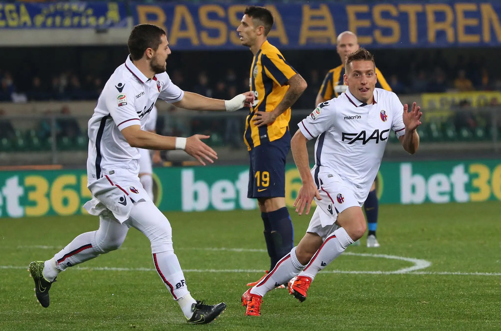 Zápas medzi FC Bologna a Hellas Verona