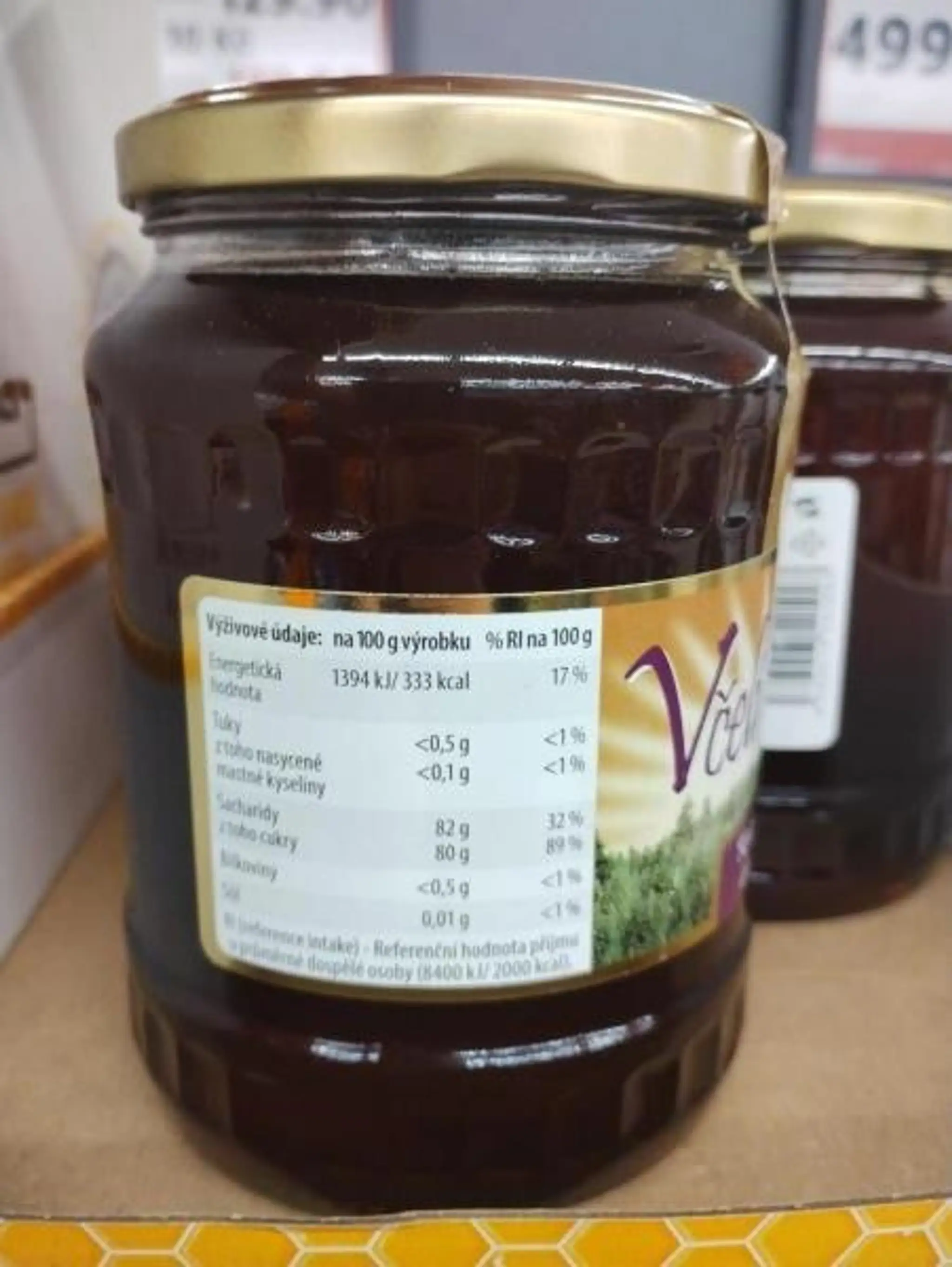 Med kvetový kvetový s lipovým