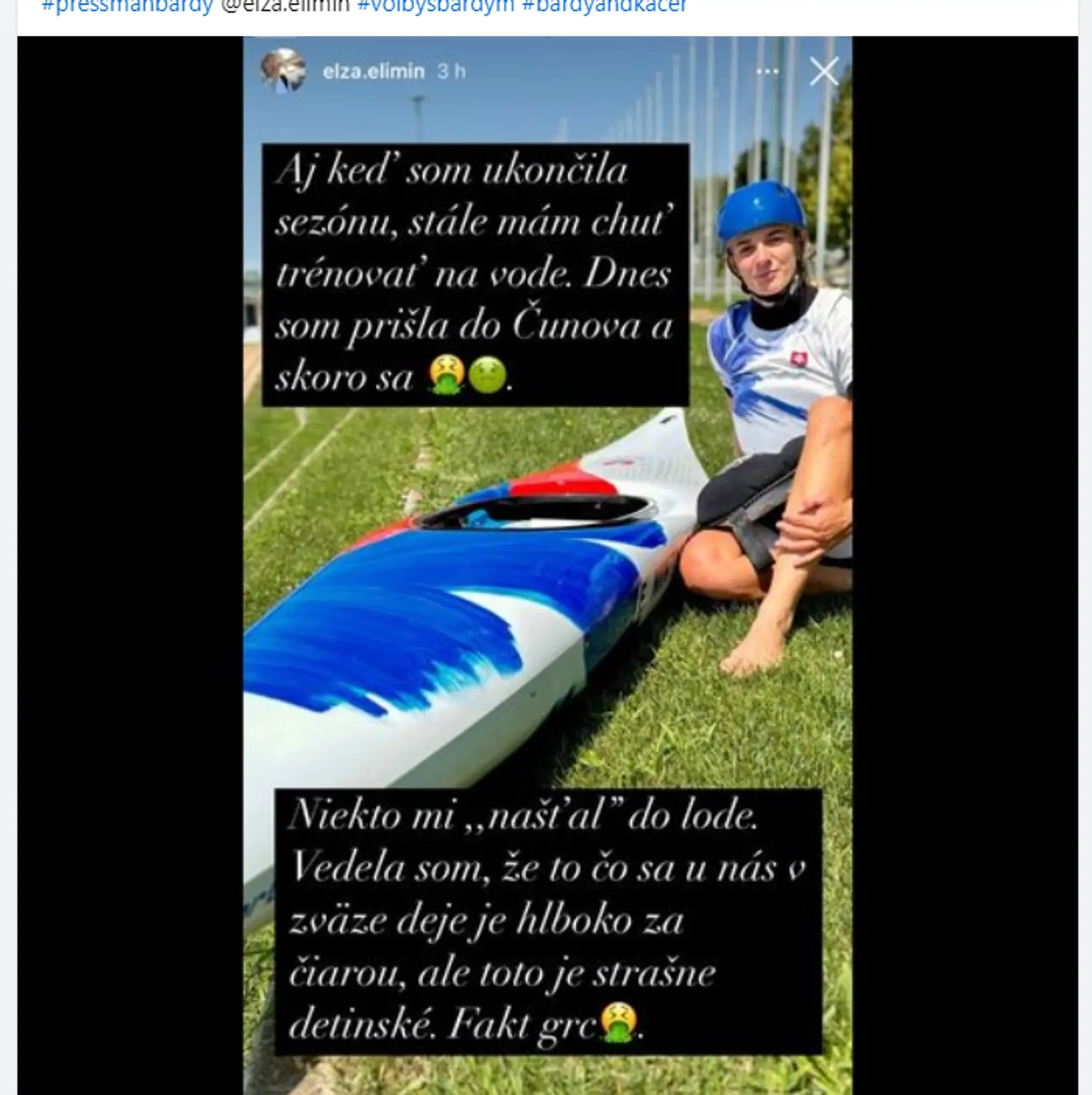Eliška Mintálová zažila nechutné prekvapenie.
