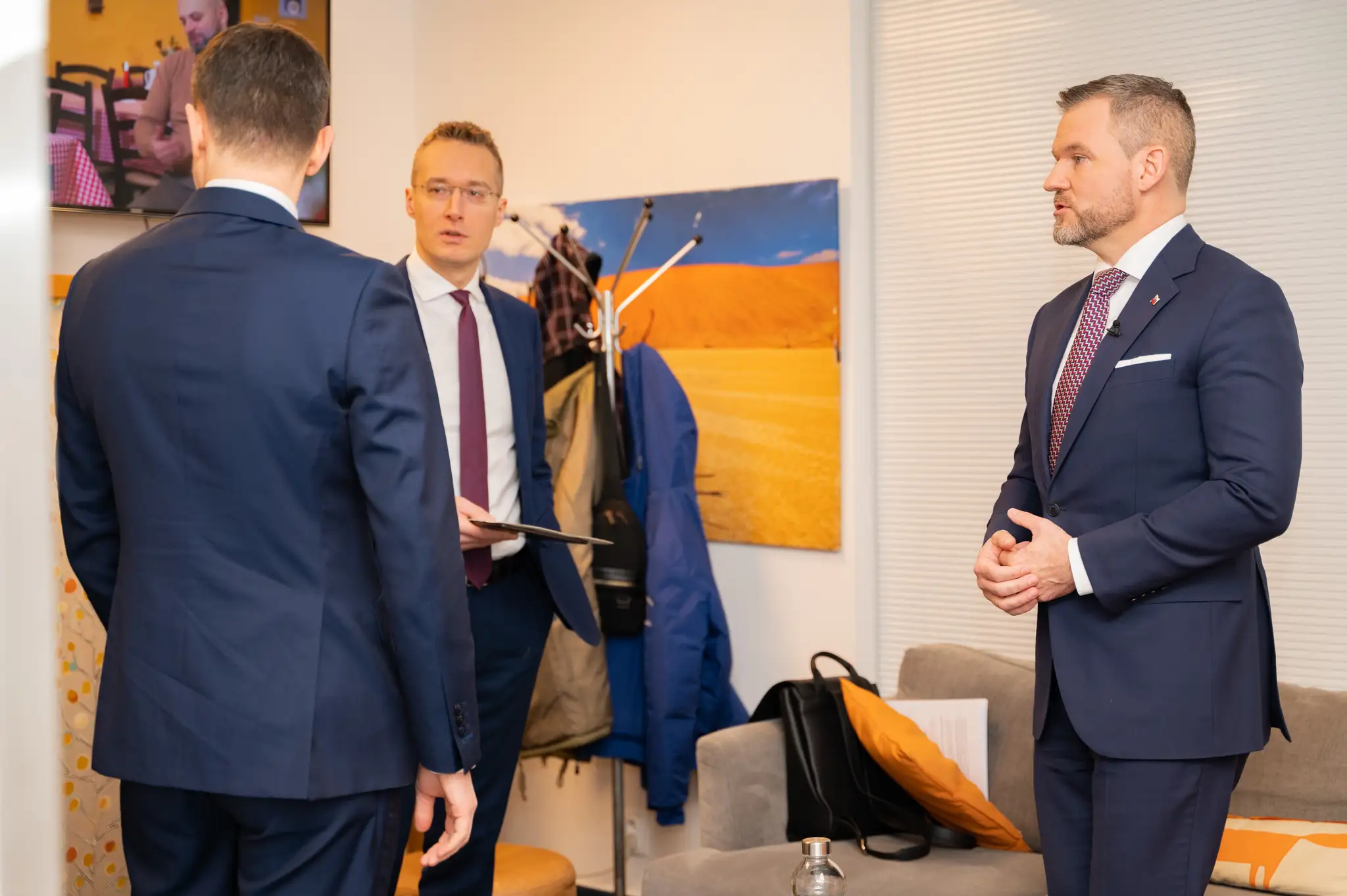 Peter Pellegrini a Eduard Heger v relácii Na telo.