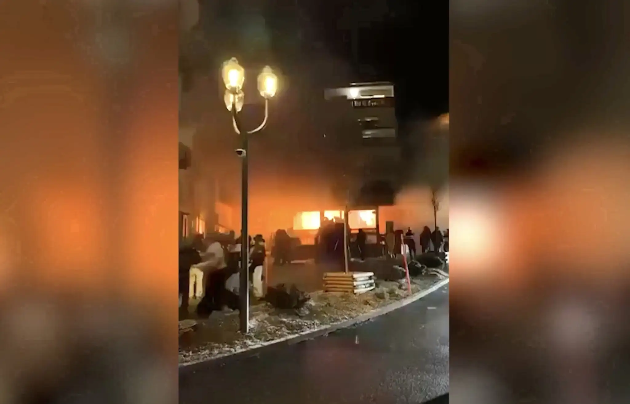 Zábery z tragédie vo Švajčiarsku.