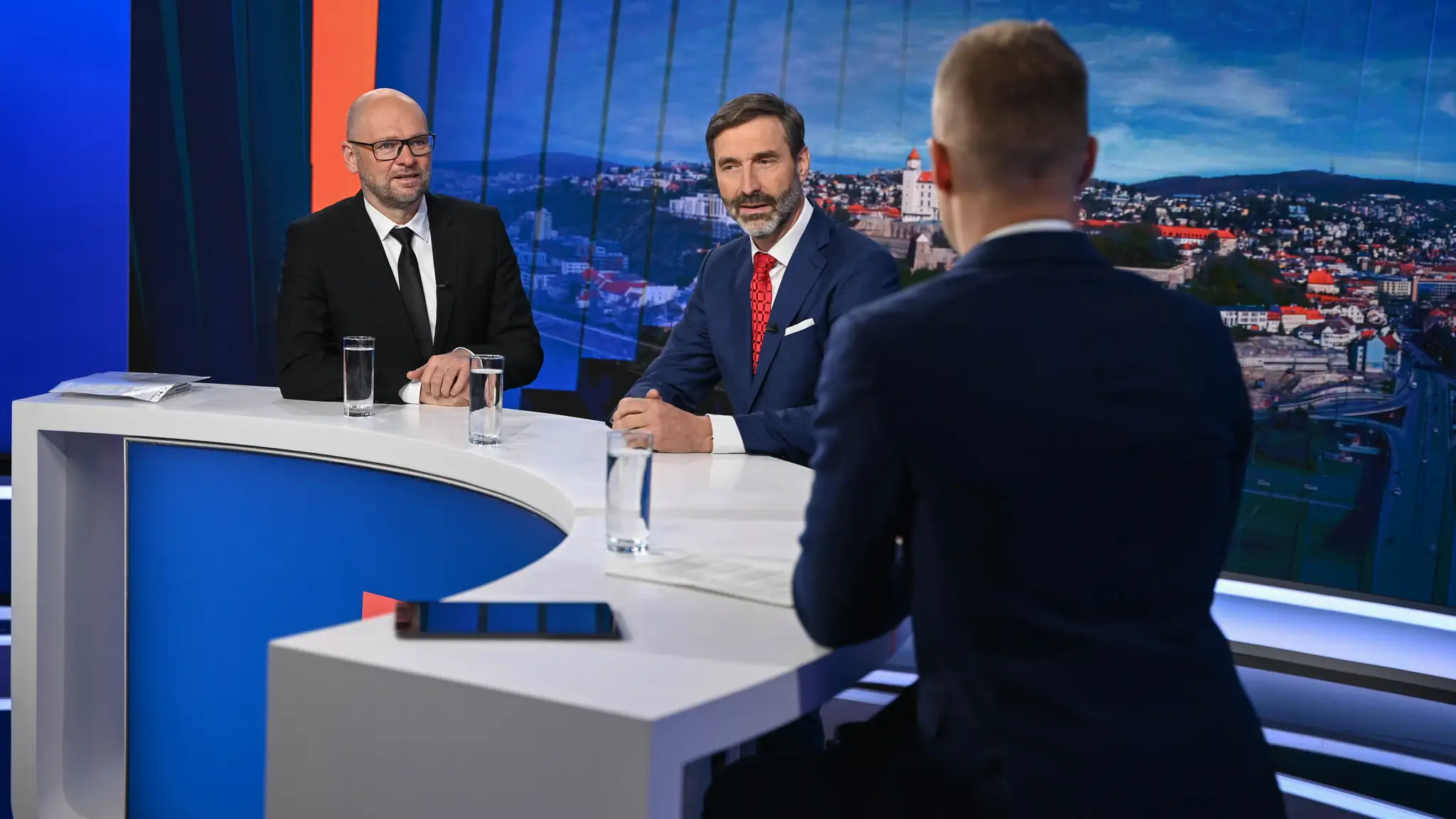 Juraj Blanár a Richard Sulík v relácii Na telo.