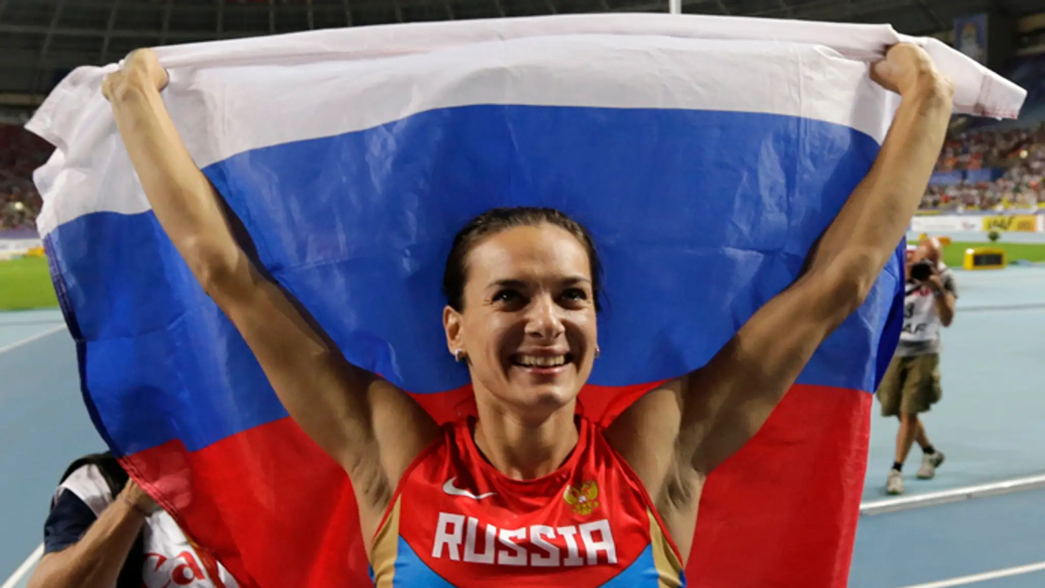 Jelena Isinbajevová na archívnej snímke.