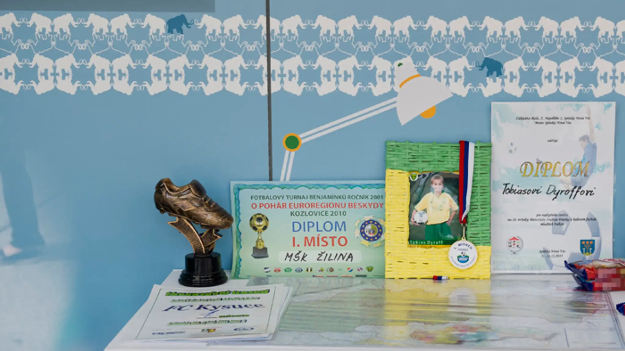 Trofeje Tobiasa Dyroffa.