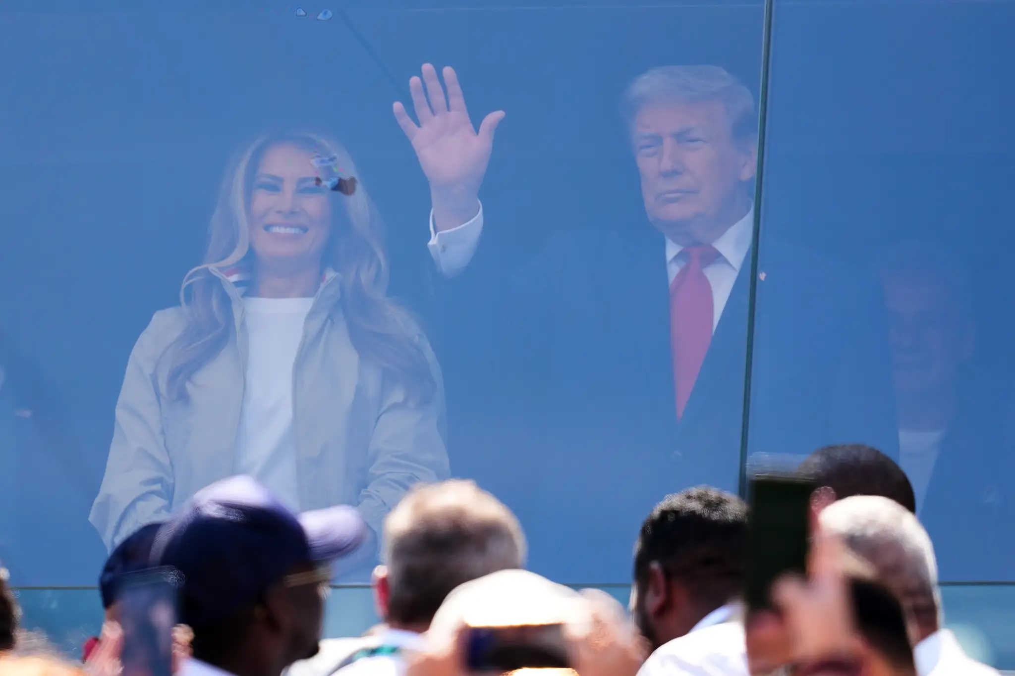 Americký prezident Donald Trump a prvá dáma USA Melania Trumpová