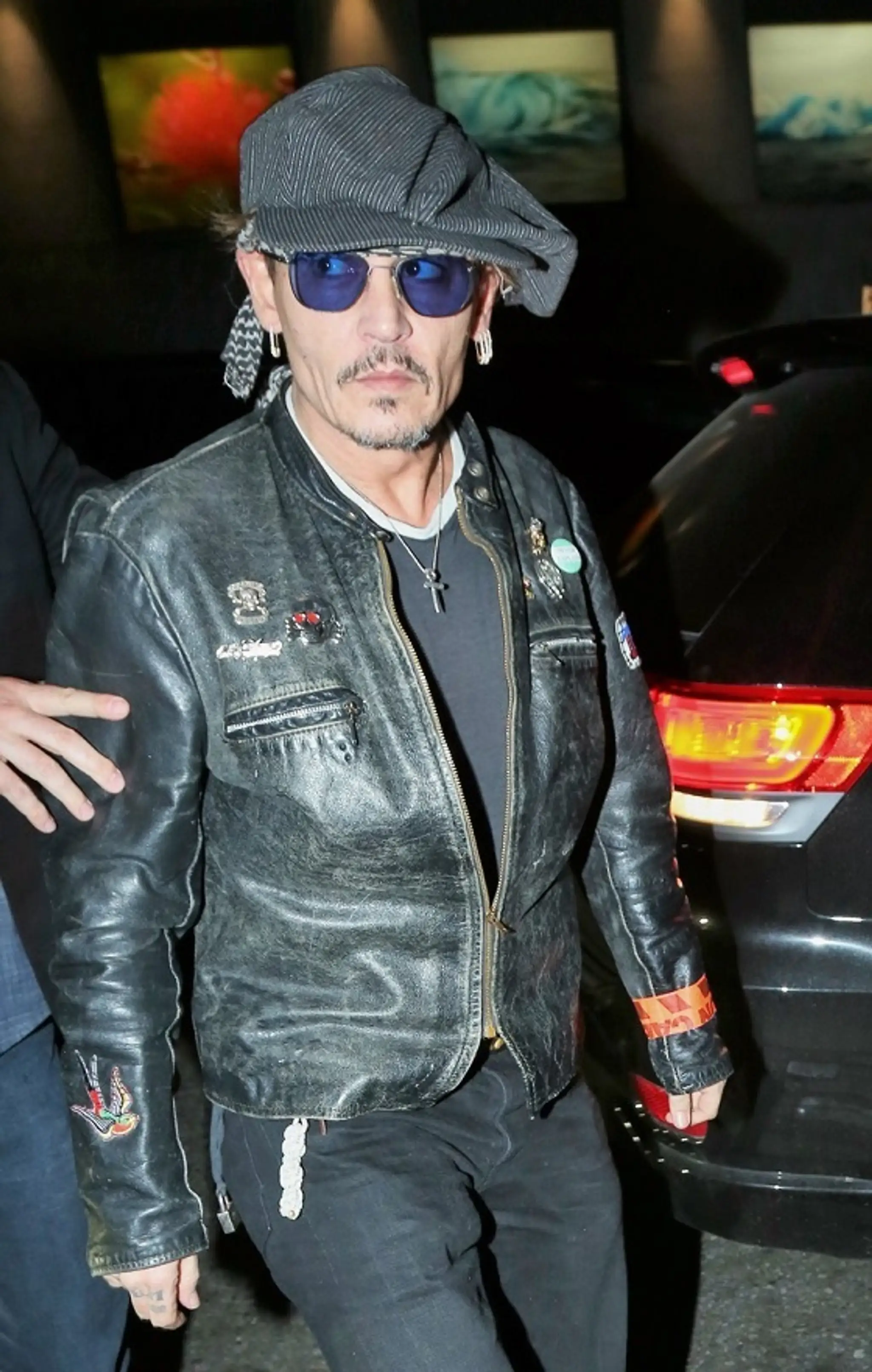 Johnny Depp na oslave narodenín Lady Gaga