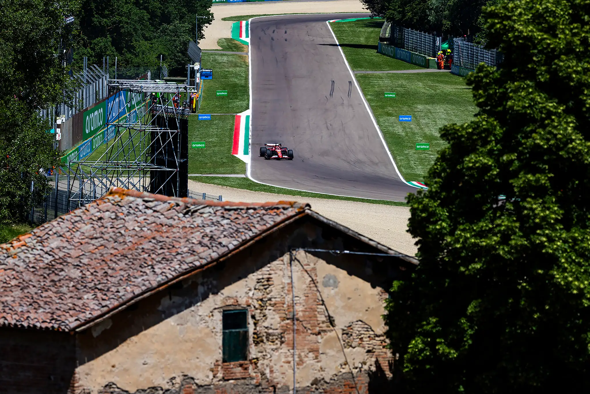 Charles Leclerc na Ferrari.