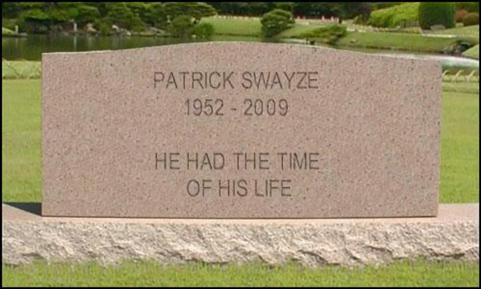 Pomník Patricka Swayzeho