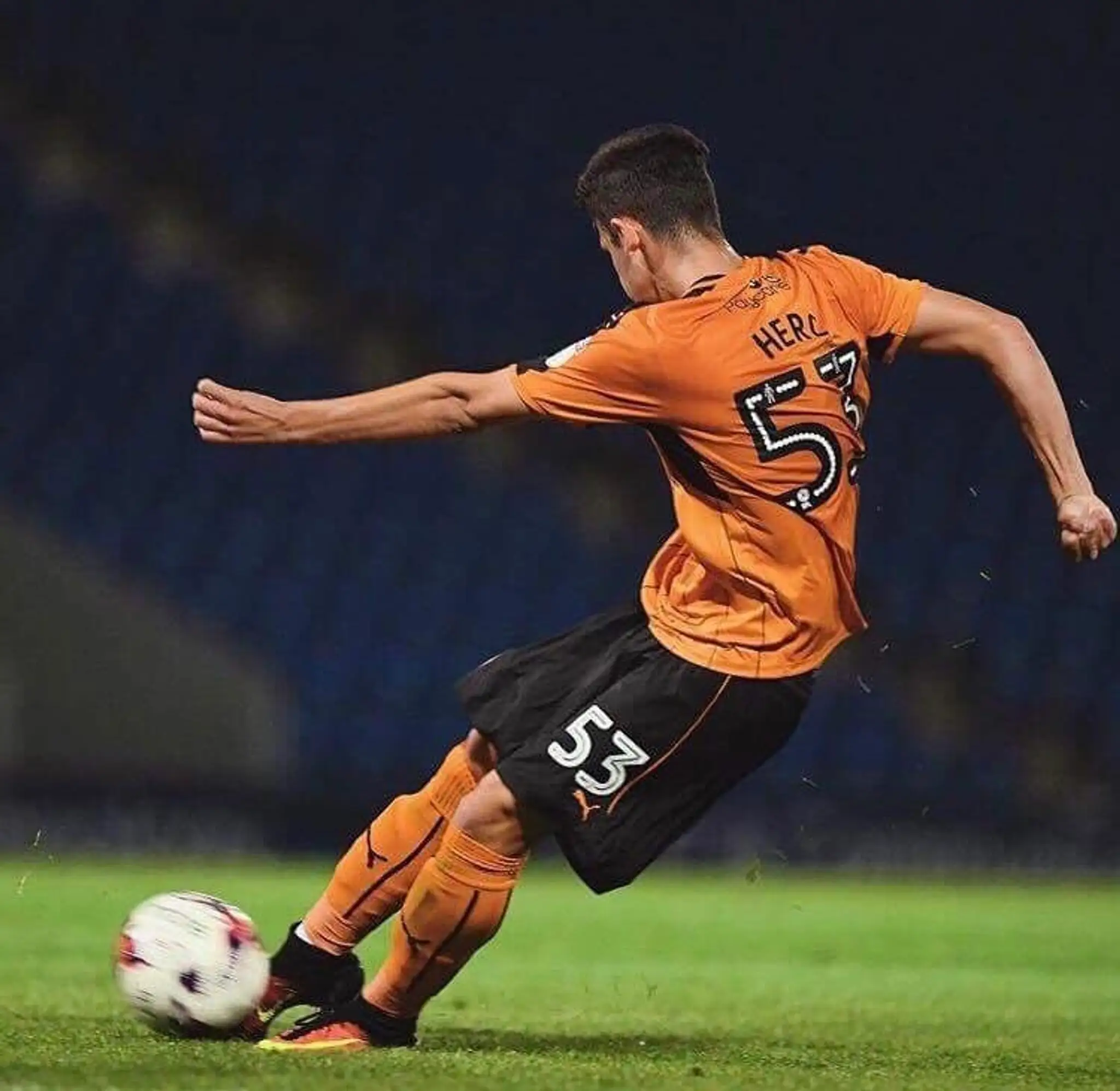 Christián Herc počas tréningu v reprezentácii.