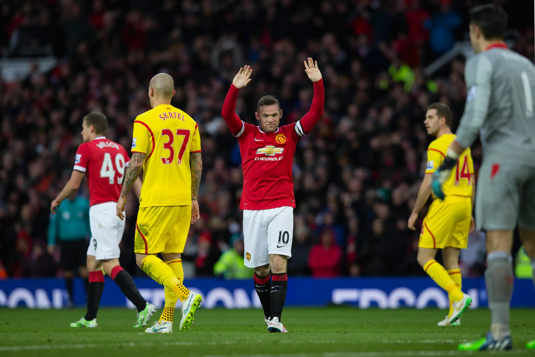 Skóre stretnutia Manchester United-Liverpool otvoril Wayne Rooney.