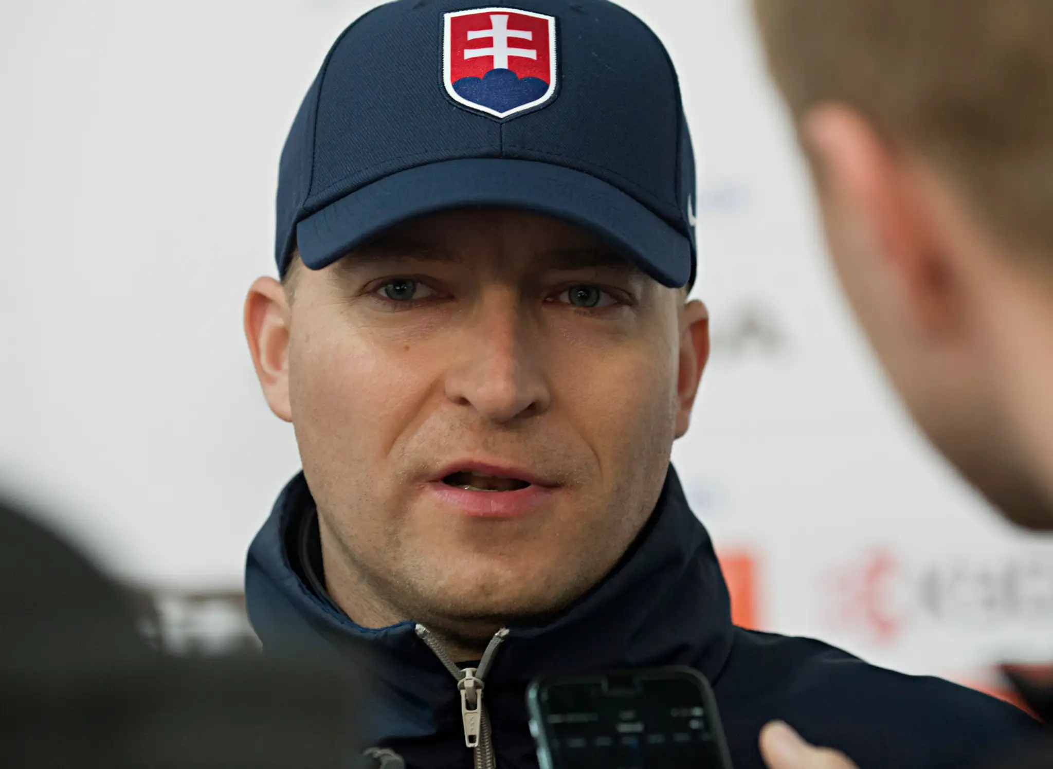 Slovenský tréner brankárov na hokejových MS v Rusku Peter Kosa.