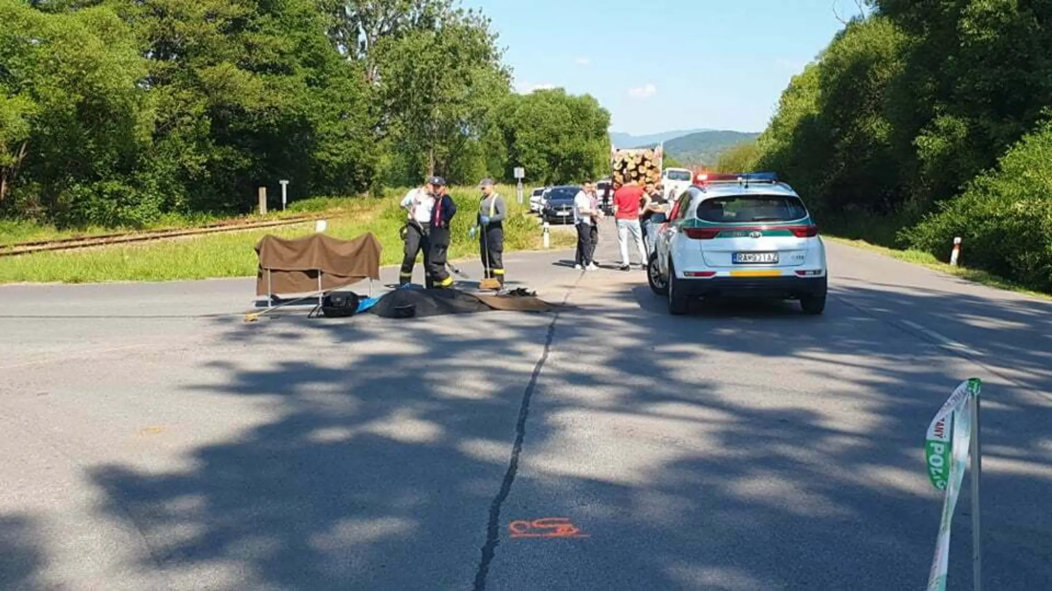 Nehoda motorkára v Lubeníku.