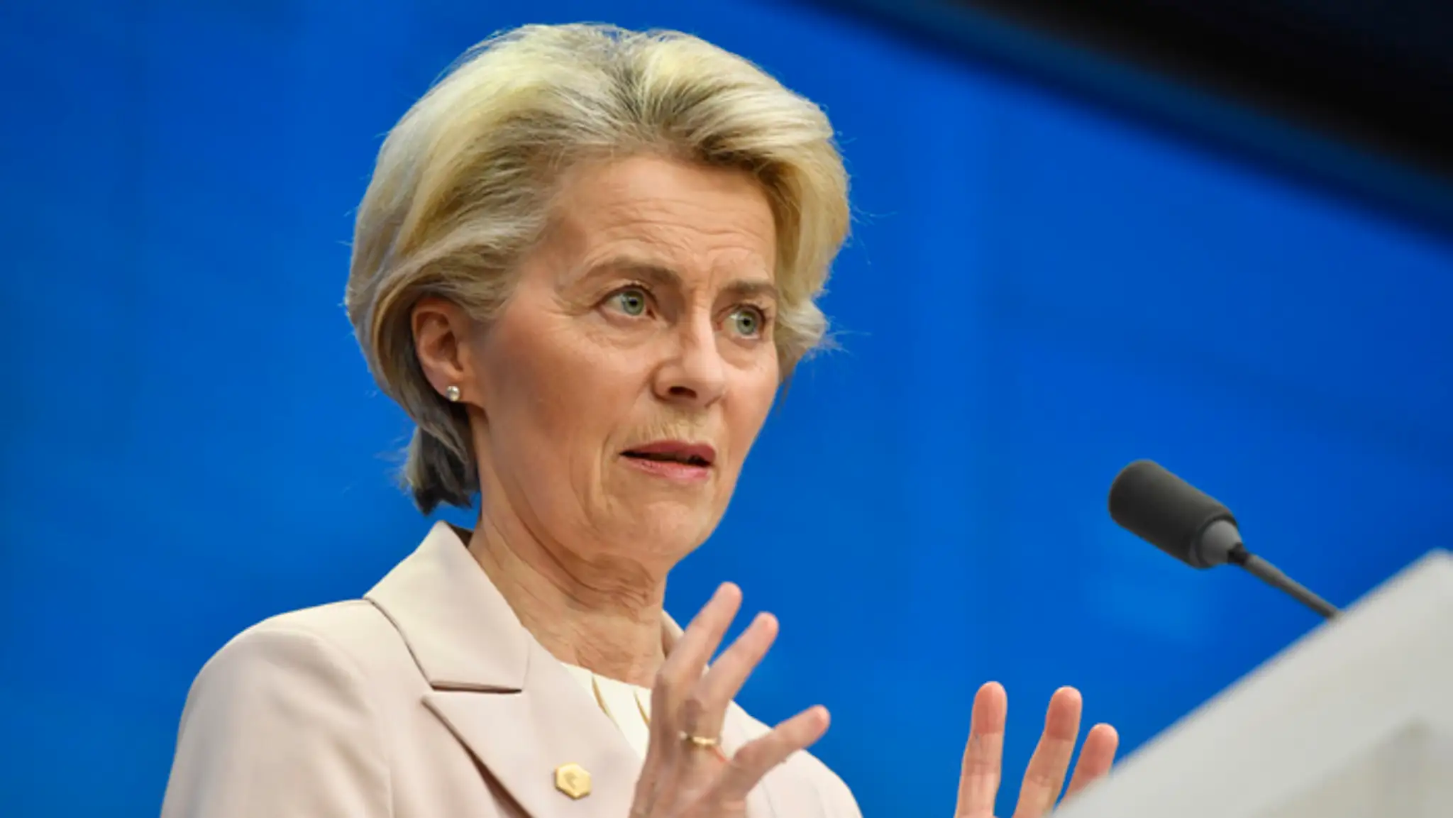 Predsedníčka Európskej komisie Ursula von der Leyenová.