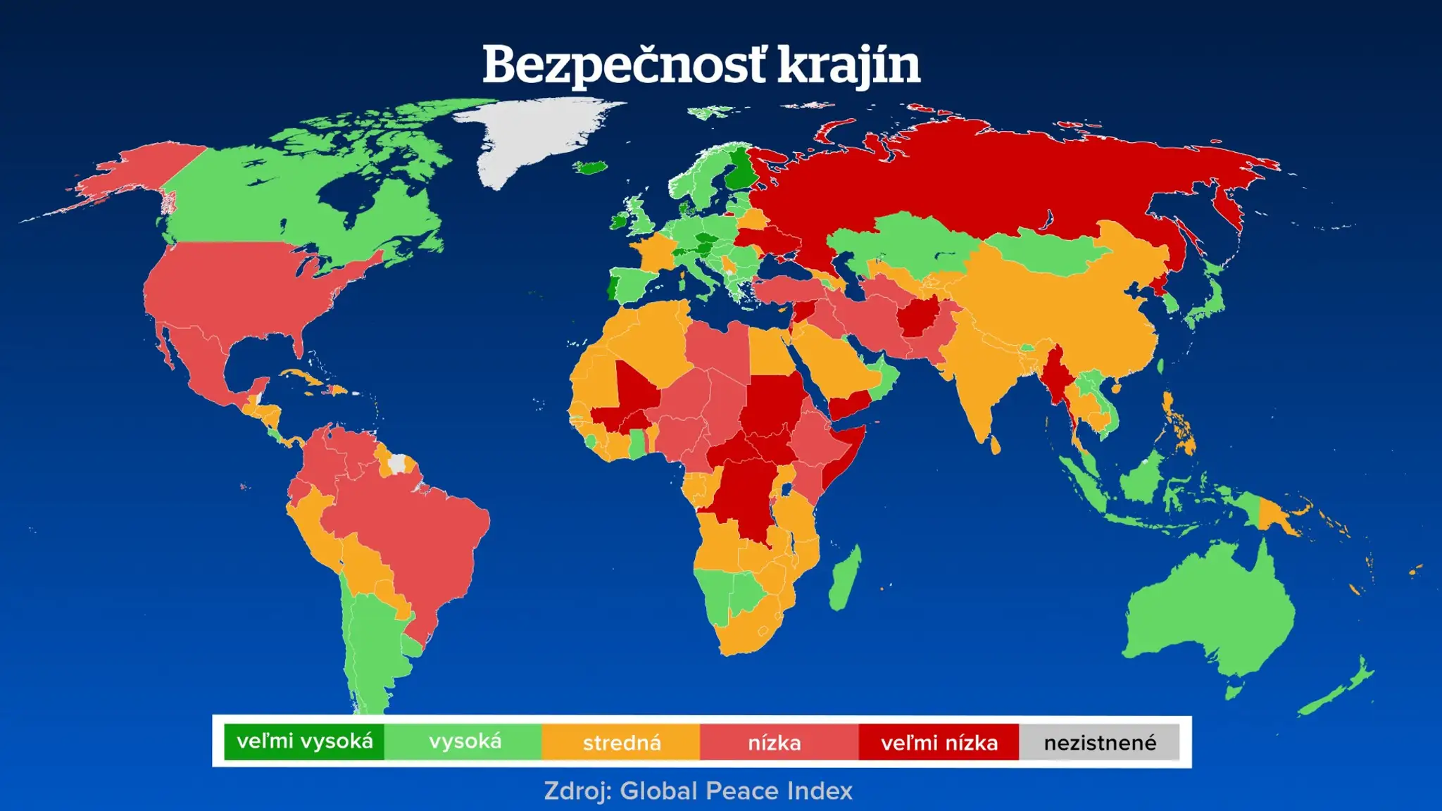 Bezpečnosť krajín
