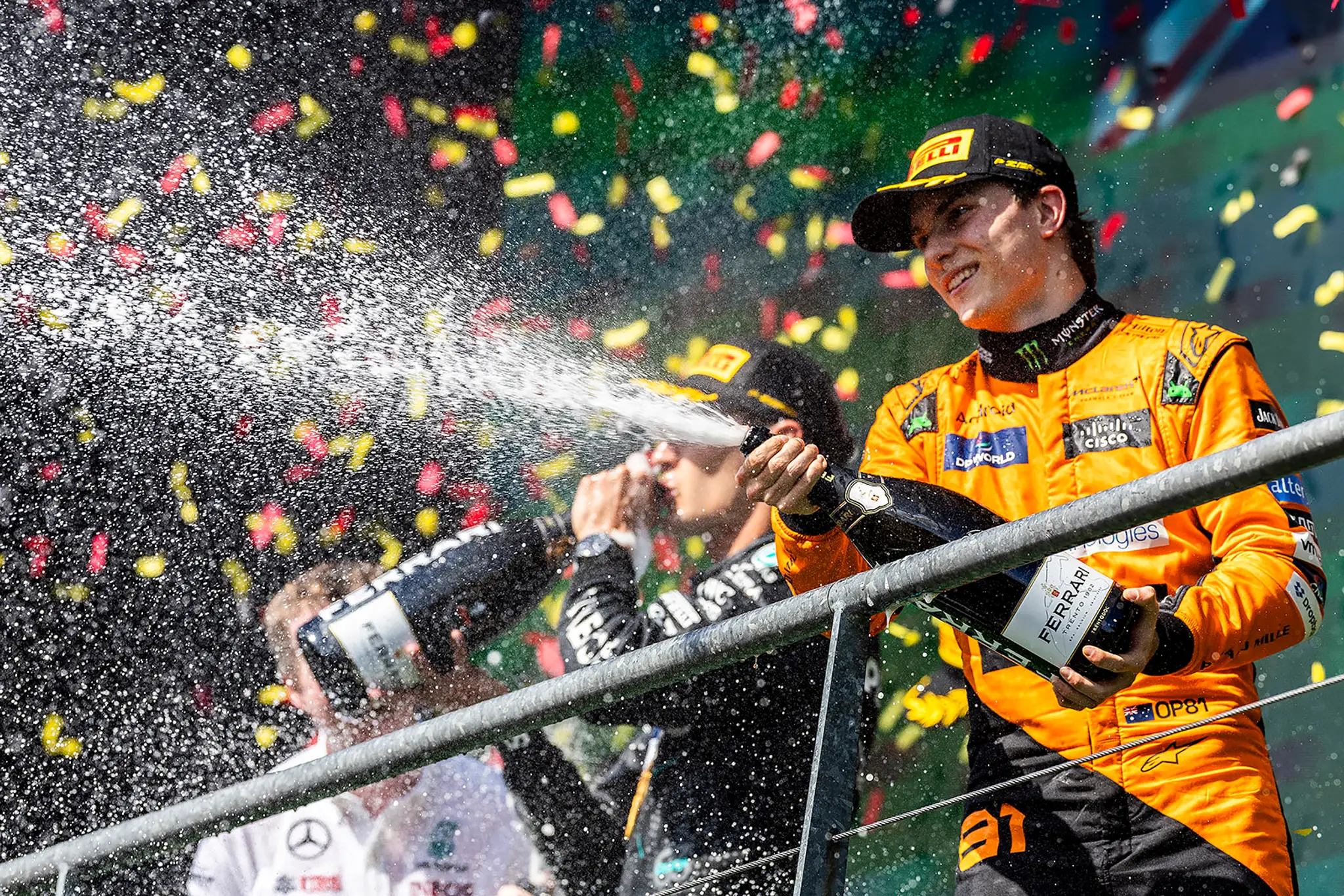 Oscar Piastri z McLarenu mal dôvod na radosť.