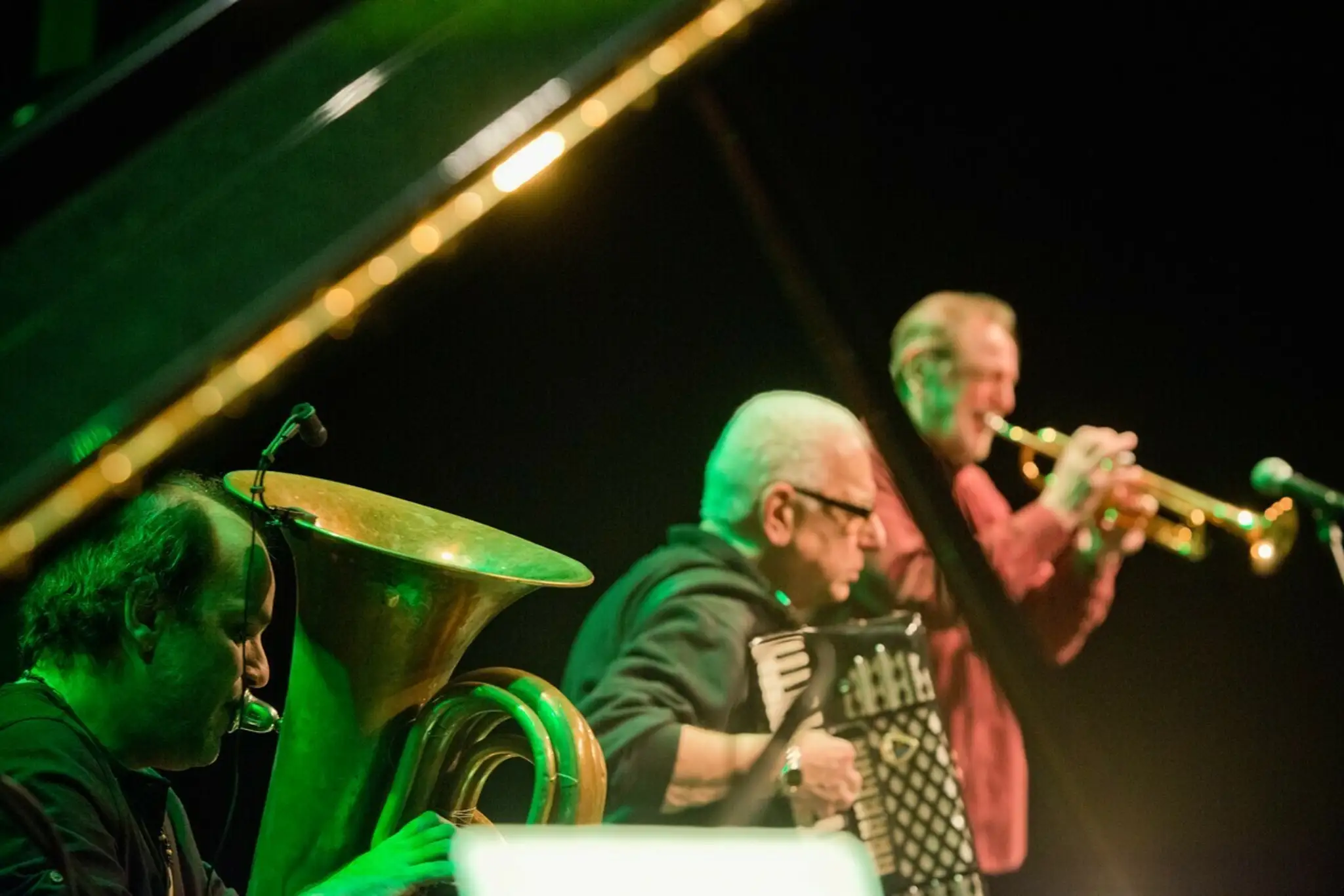 Filip Spálený, Radek Pobořil, Michal Gera na Festivale Jazzinec (8. 2. 2018 v Trutnově)