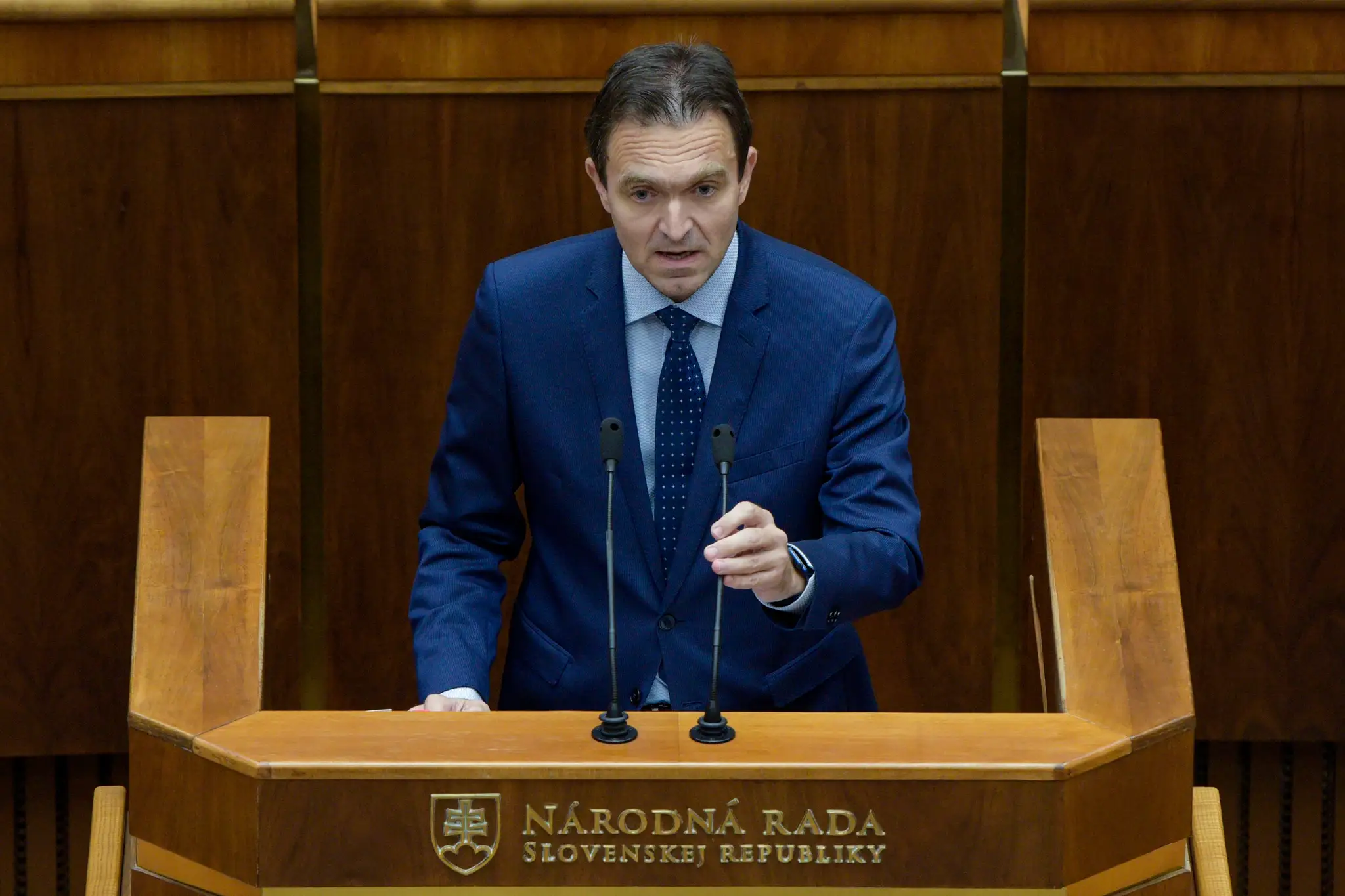 Na snímke predseda vlády SR Ľudovít Ódor