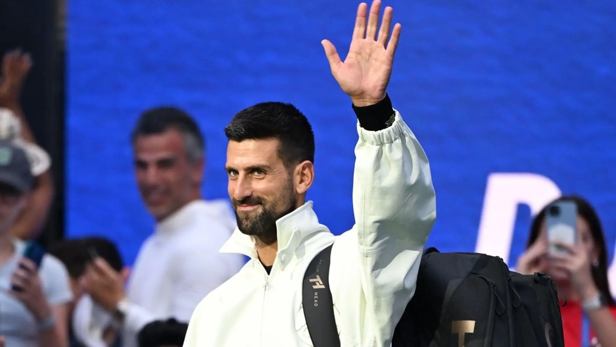 Novak Djokovič zaujal outfitom.