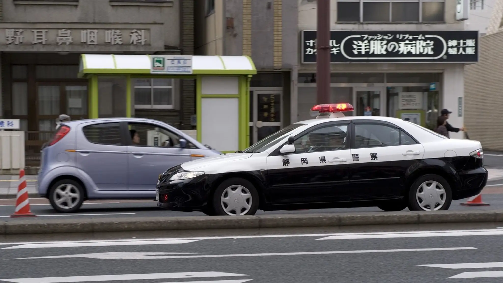 Polícia v Japonsku (ilustračná snímka)
