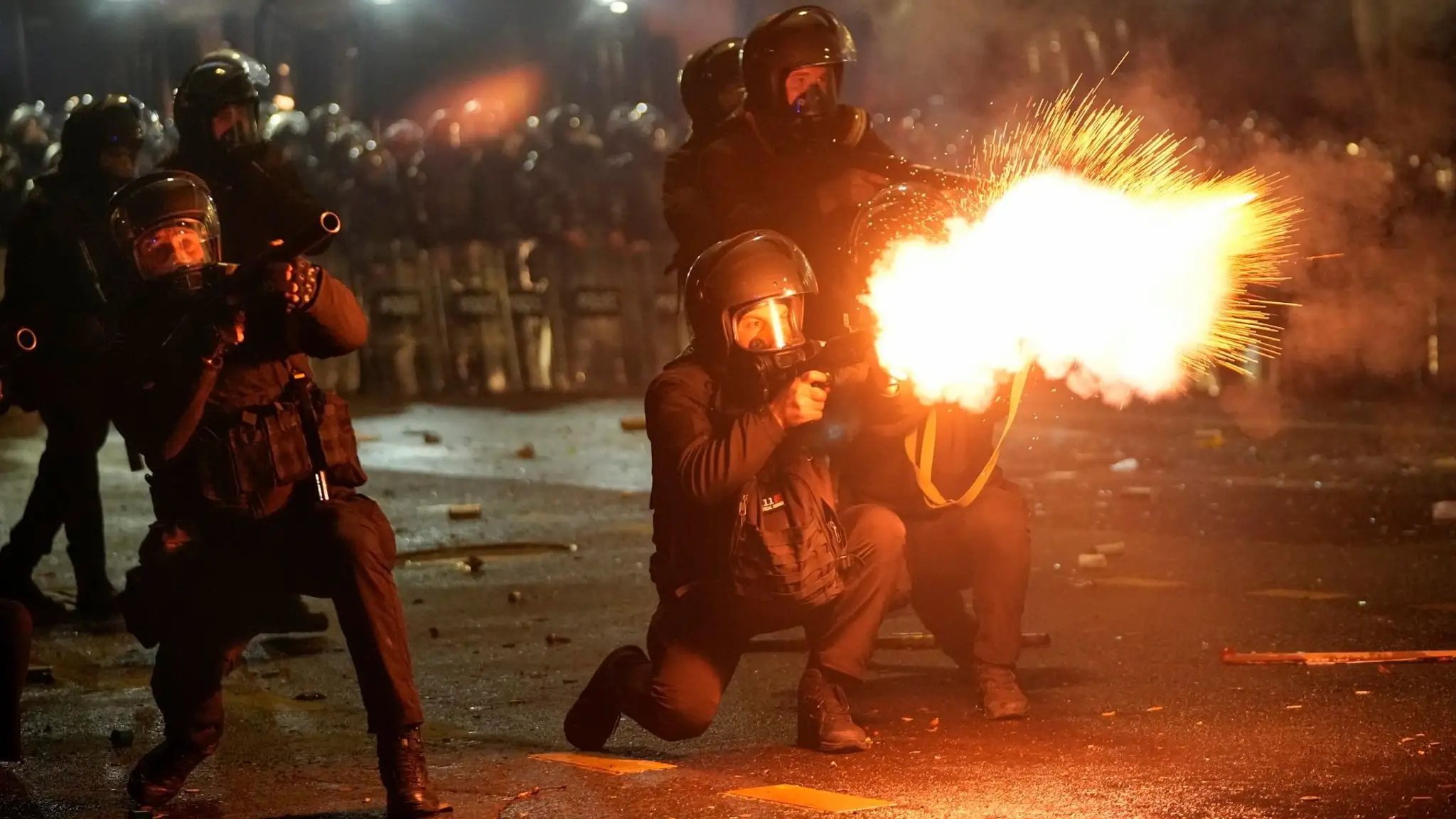 Protesty v Gruzínsku