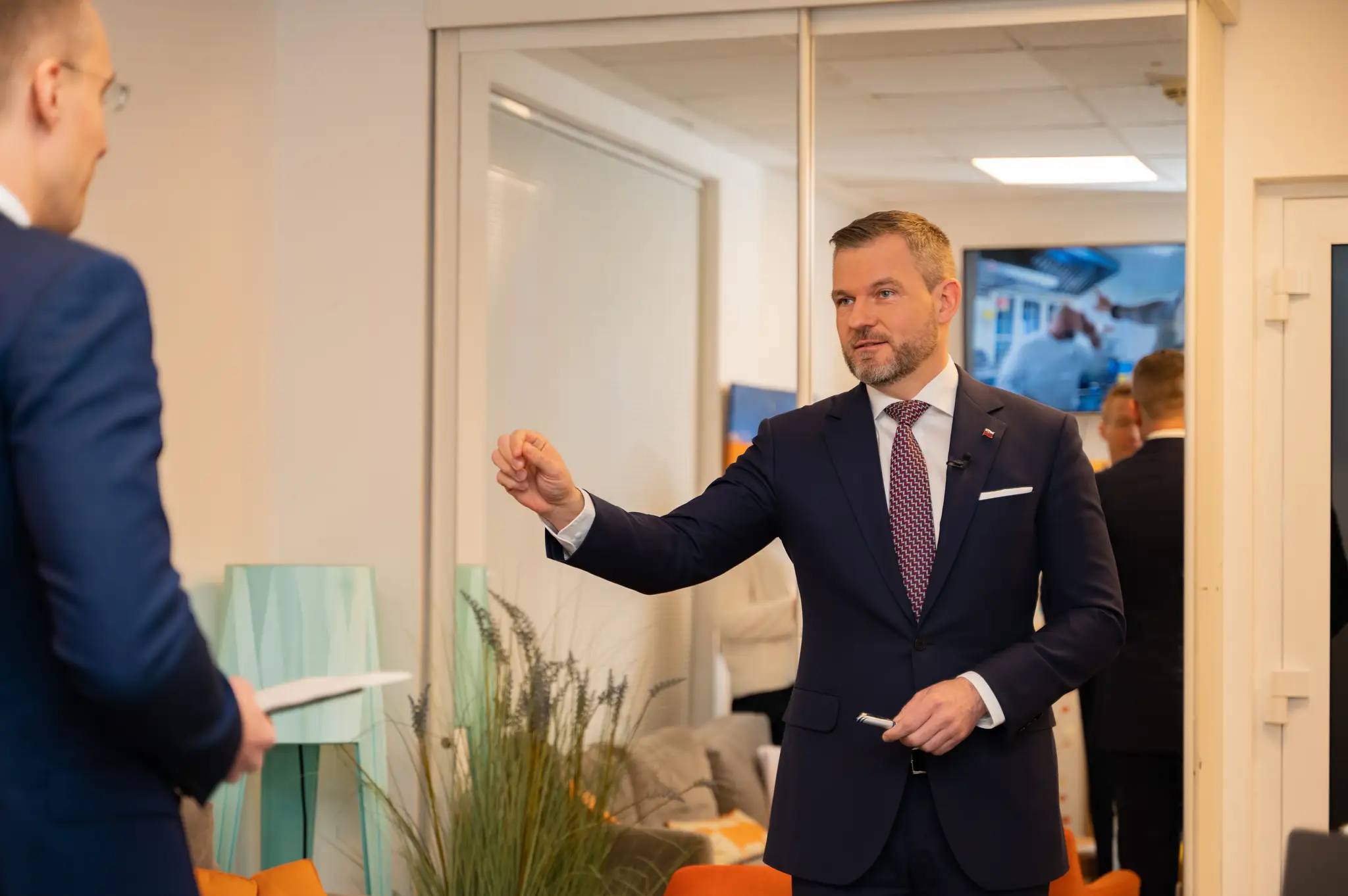 Peter Pellegrini a Eduard Heger v relácii Na telo.