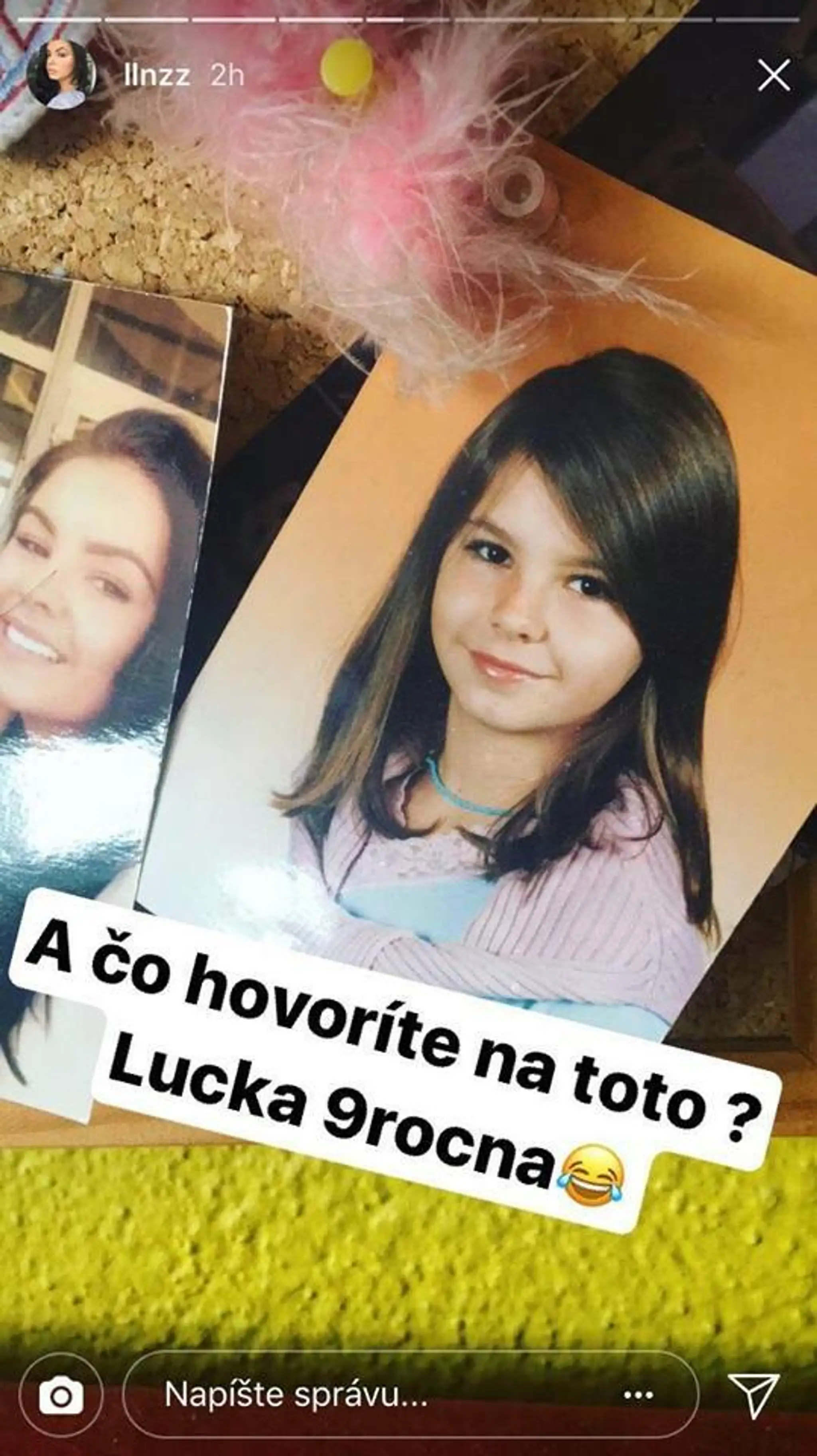 Lula ako deväťročná.
