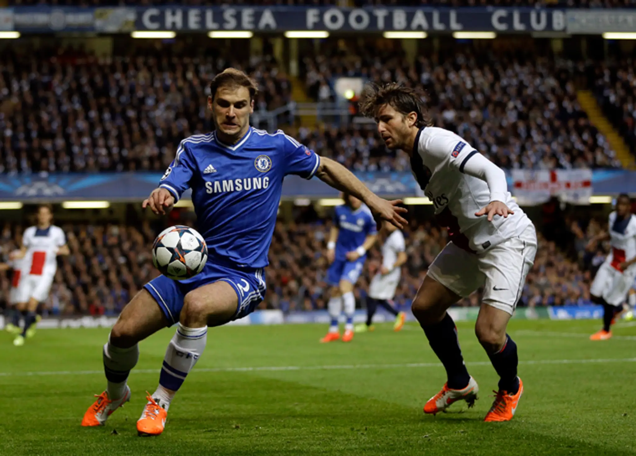 Hráč Chelsea Londýn Branislav Ivanovič.
