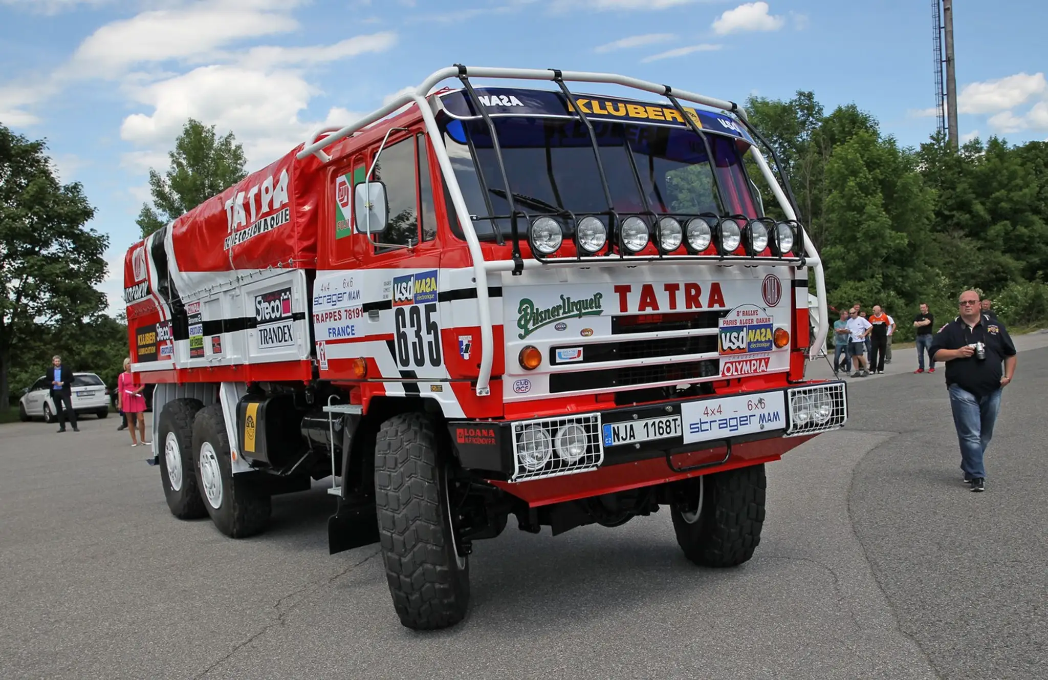 Tatra 815 VE 6x6, ktorá absolvovala Dakar v roku 1985.