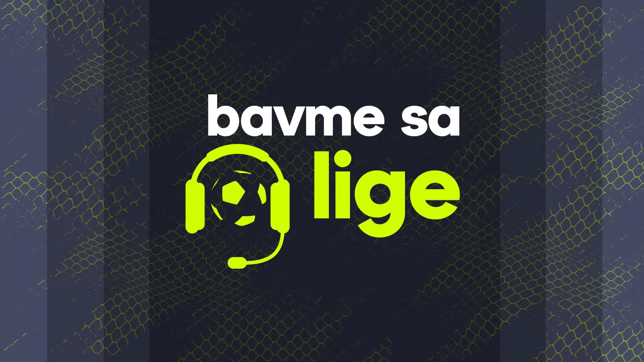 Logo podcastu Bavme sa o lige