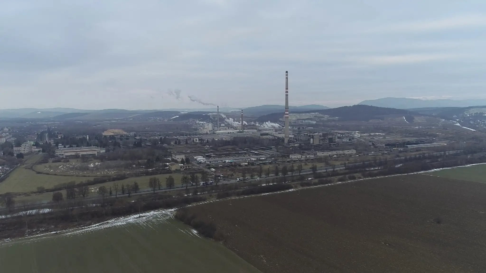 Fabrika Chemko v Strážskom.