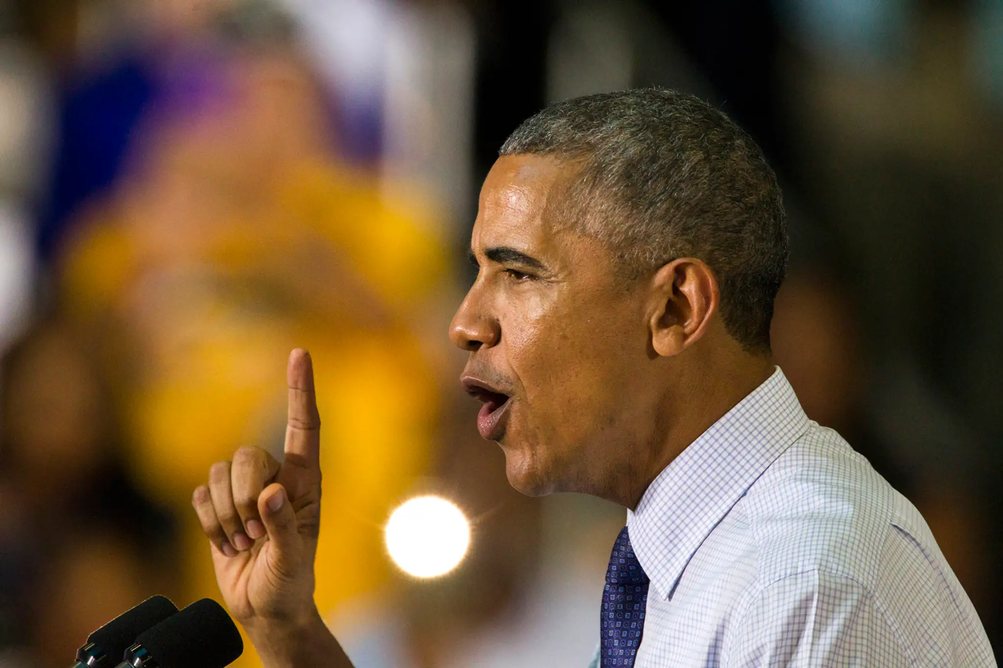 Prezident USA Barack Obama sa prihovára podporovateľom Hillary Clintonovej.