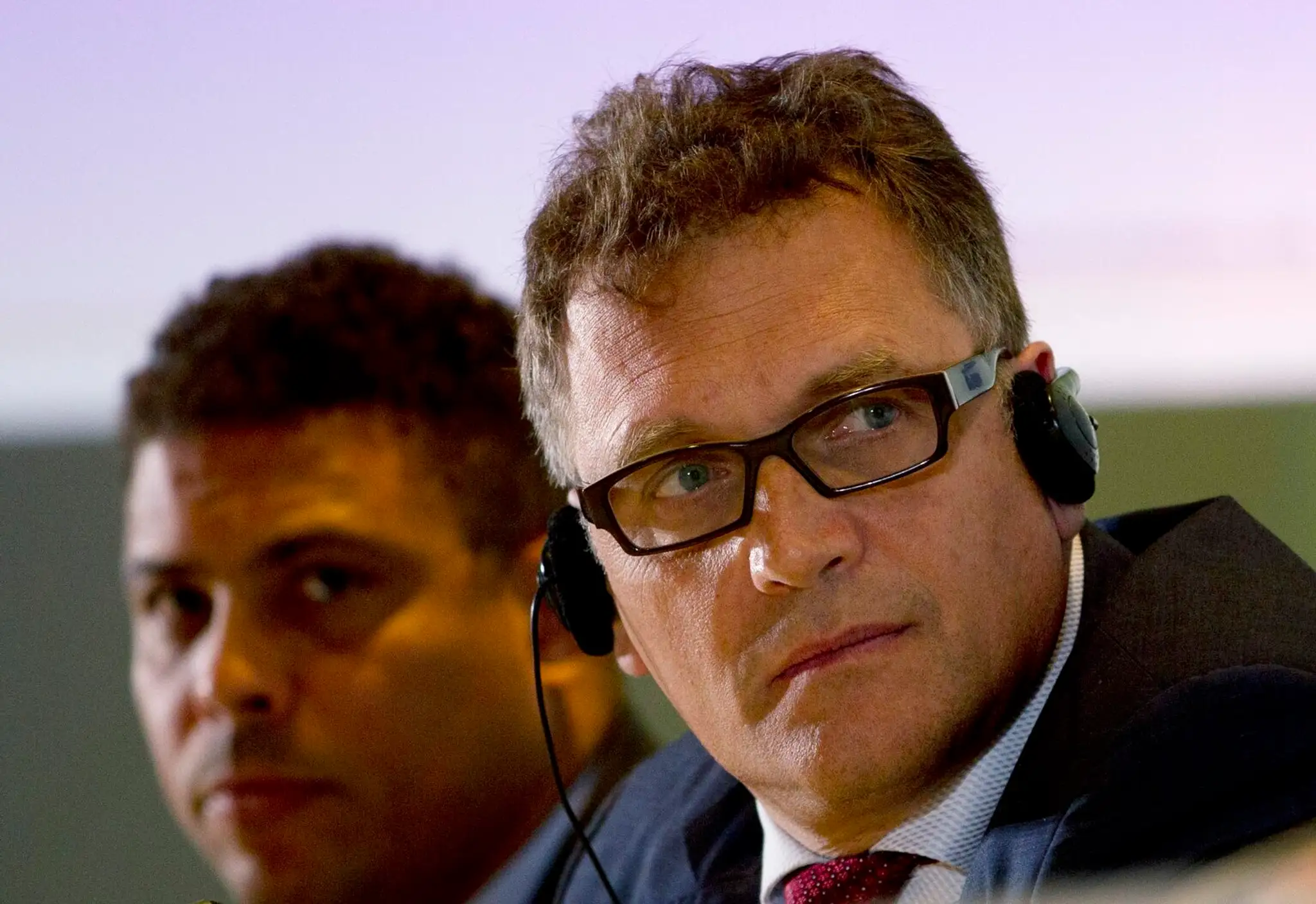 Generálny tajomník FIFA Jerome Valcke (vpravo).