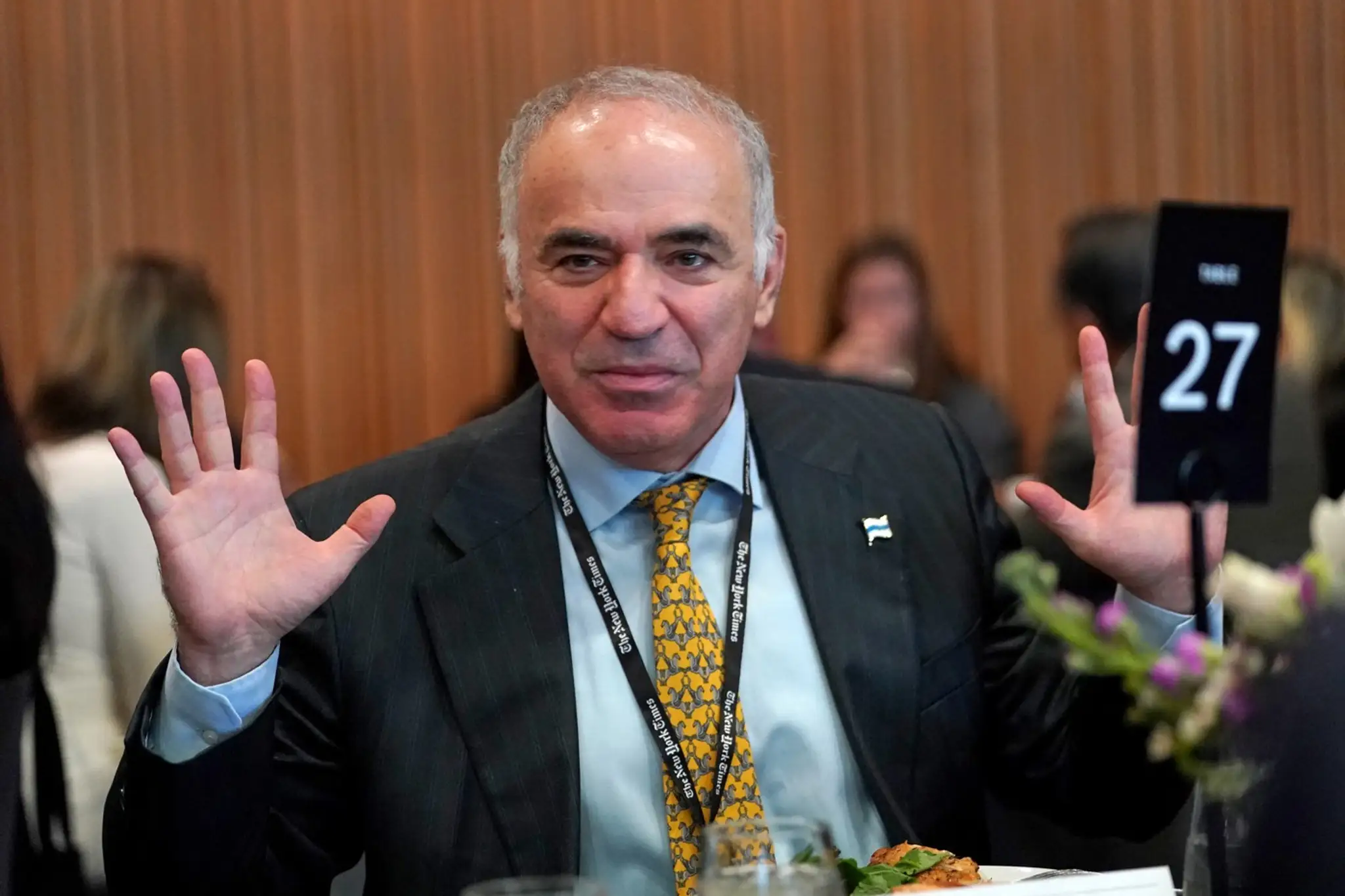 Bývalý majster sveta v šachu Garry Kasparov.