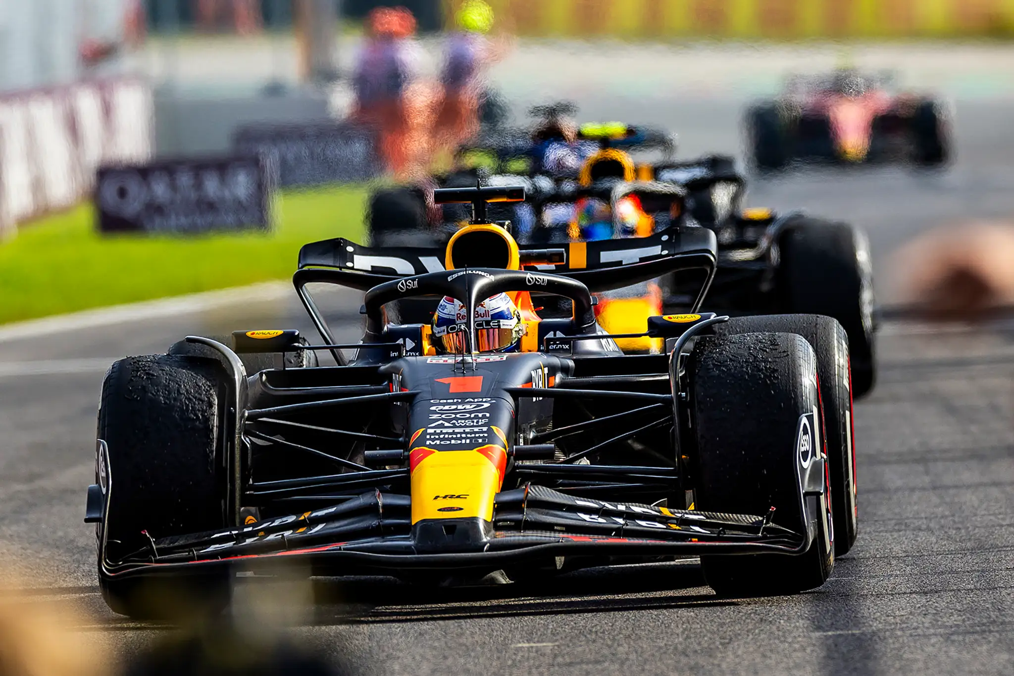 Detail monopostu Maxa Verstappena.