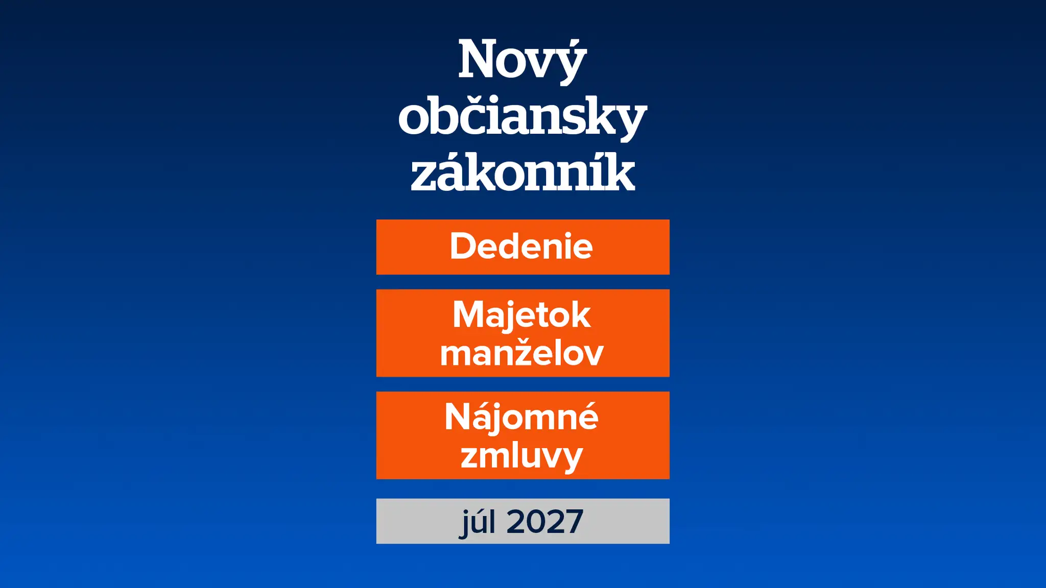 Nový občiansky zákonník