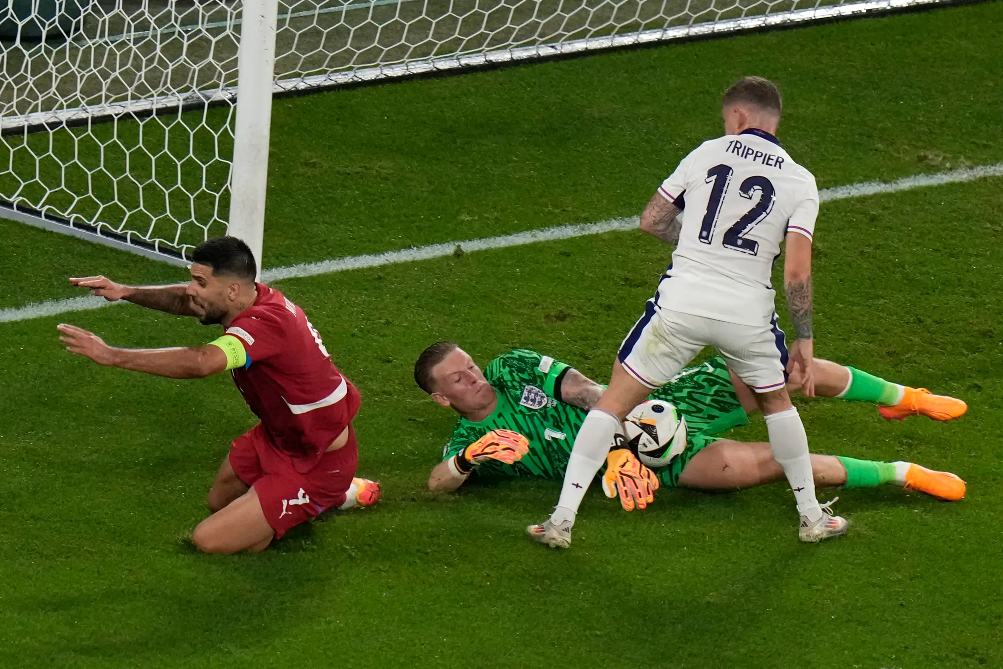 Srbsko - Anglicko 0:1 (EURO 2024).