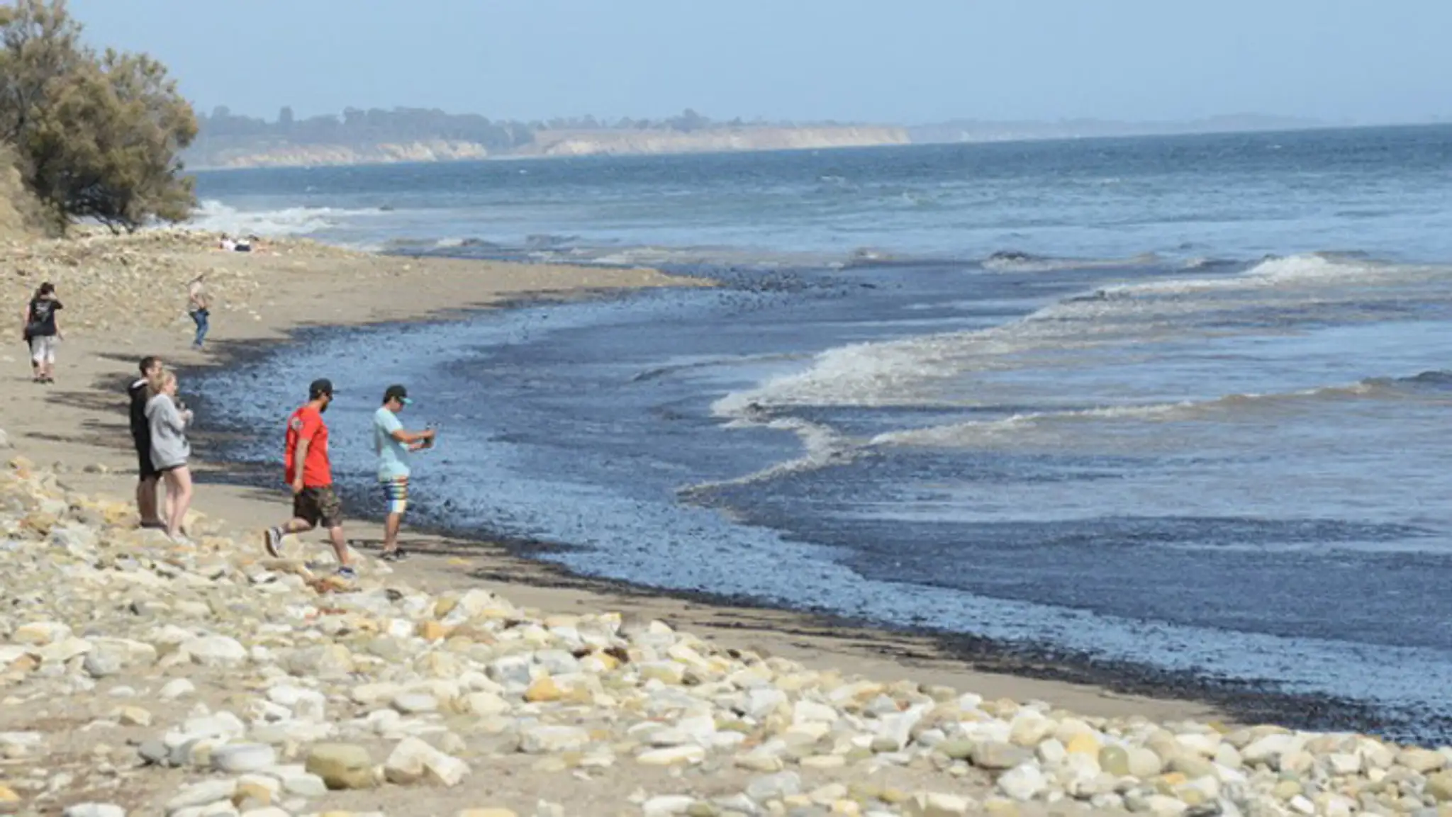 Chránená pláž Refugio State Beach.