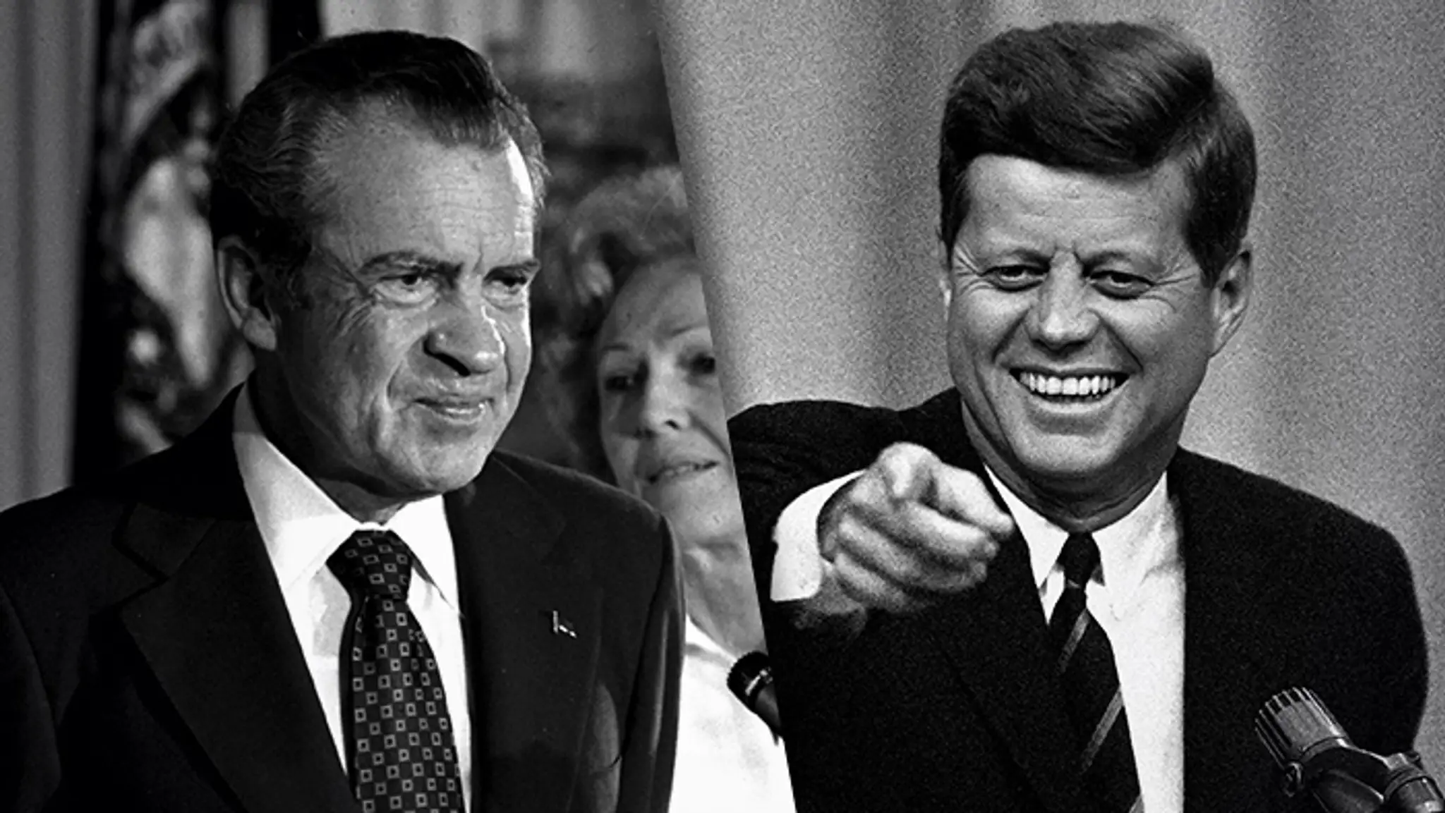 Richard Nixon a John F. Kennedy.