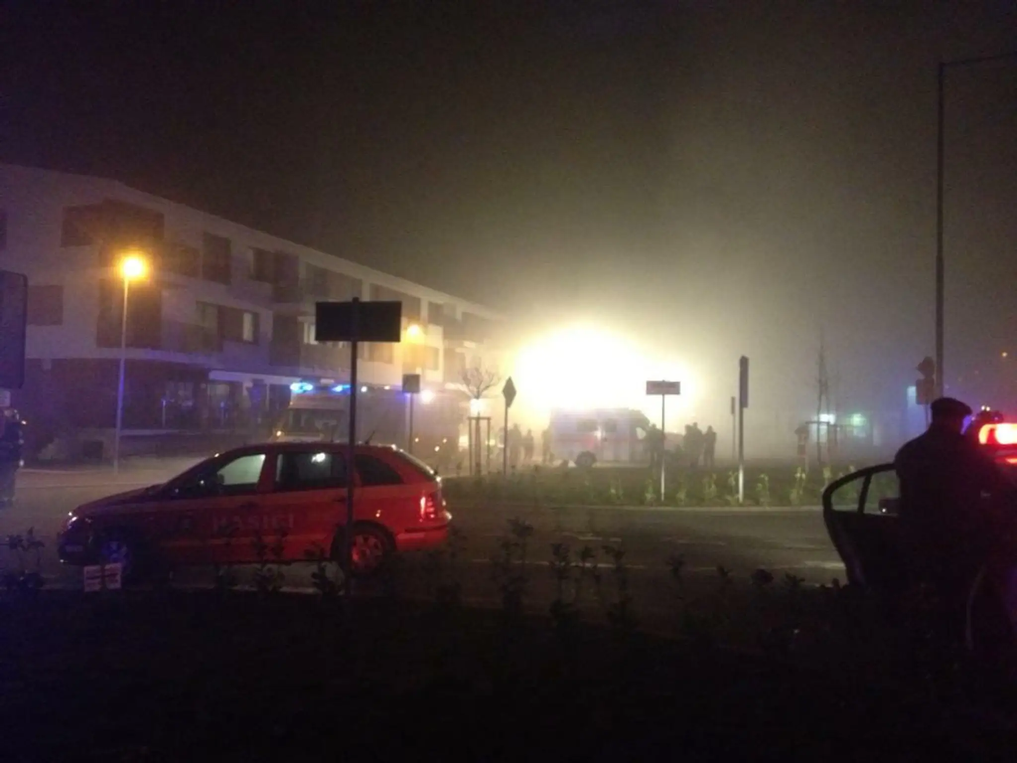 Požiar v Rusovciach