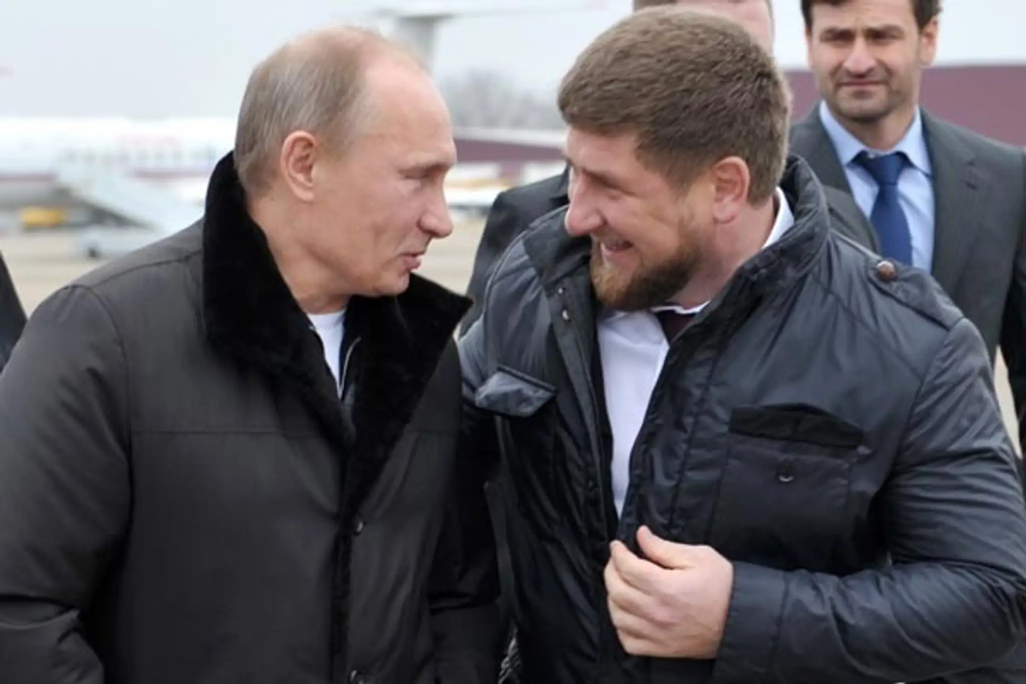 Vladimir Putin a Ramzan Kadyrov