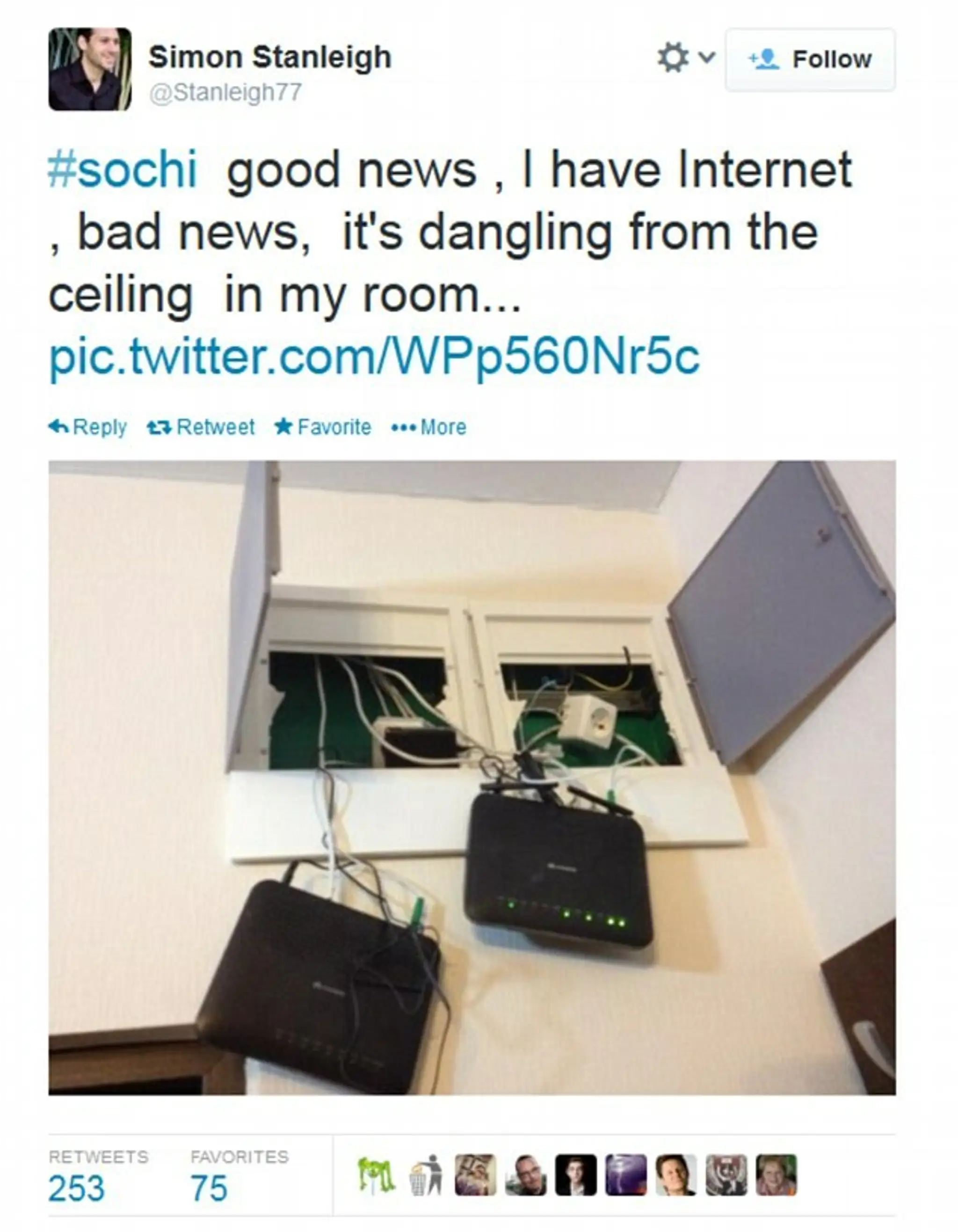 Trapas v Soči - internet na izbách