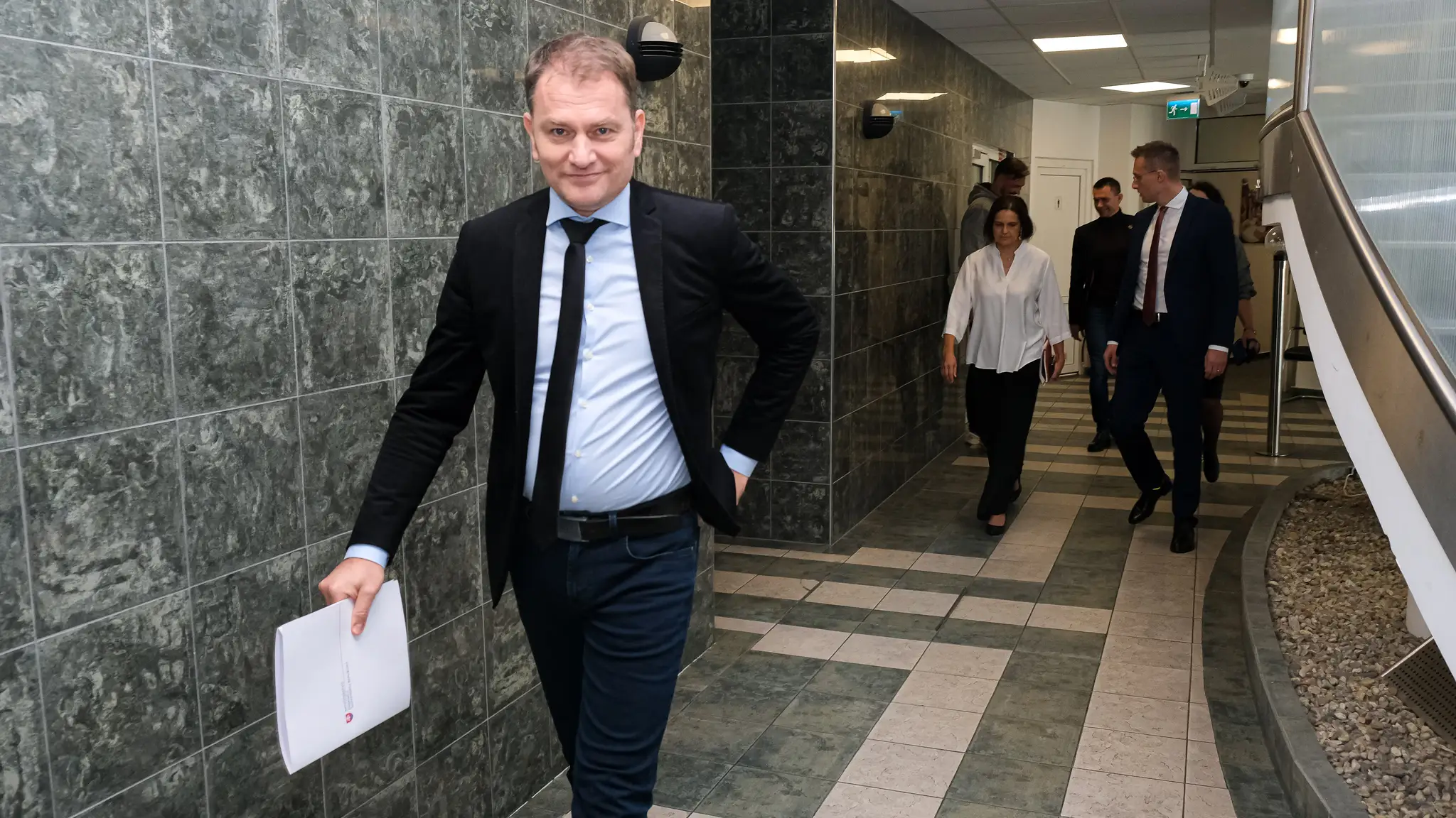Igor Matovič a Mária Kolíková v relácii Na telo.