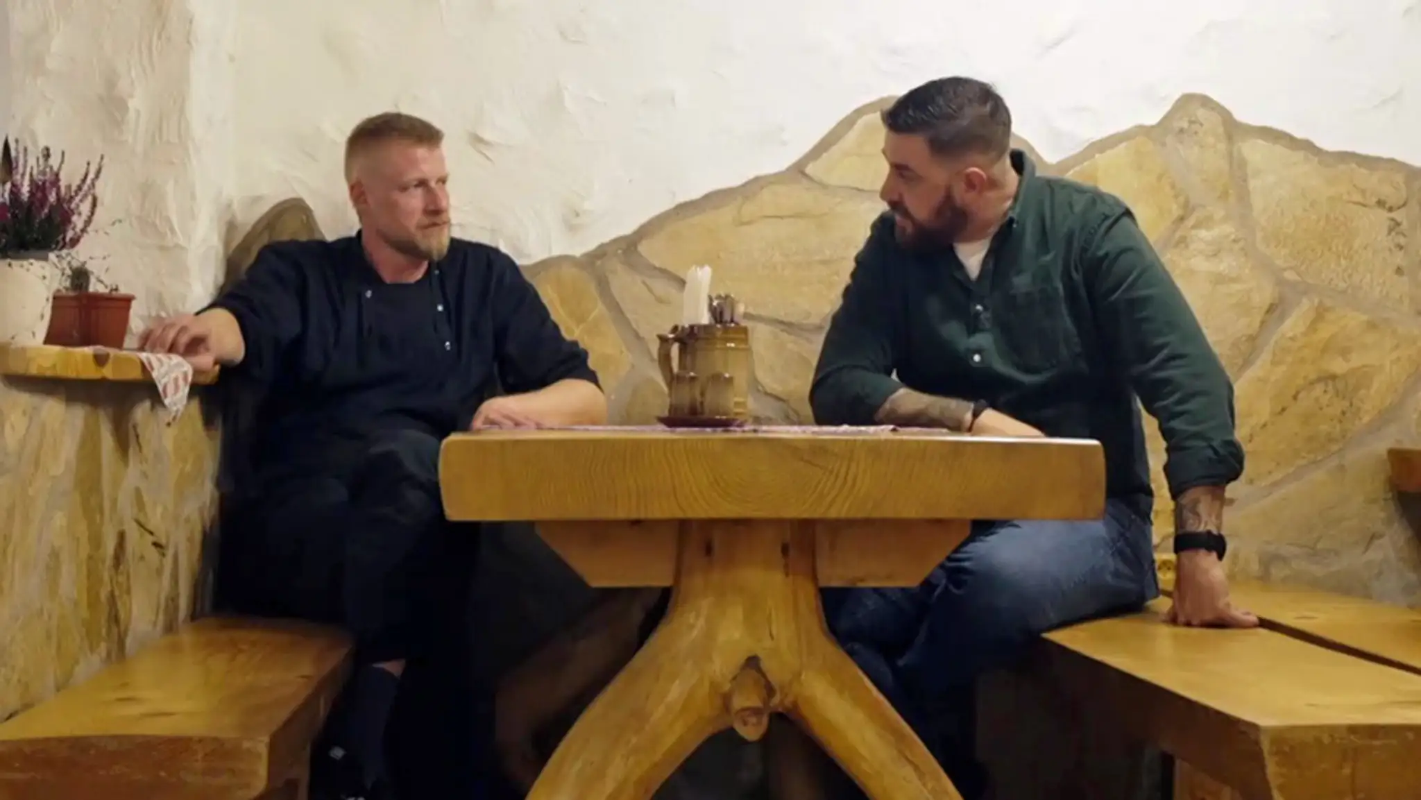 Na nože - Tomáš a Martin počas nakrúcania