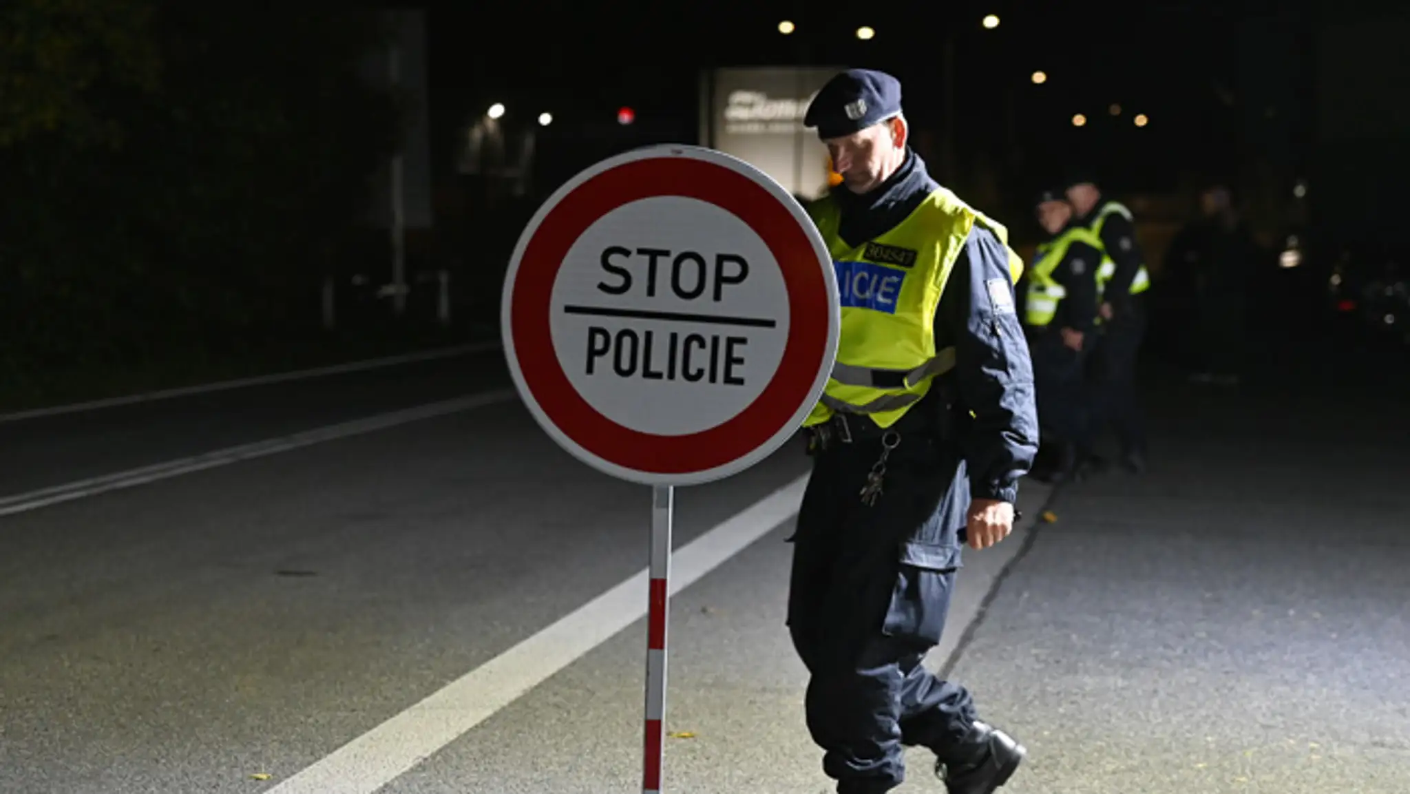 Dočasné policajné kontroly na česko-slovenských hraniciach.