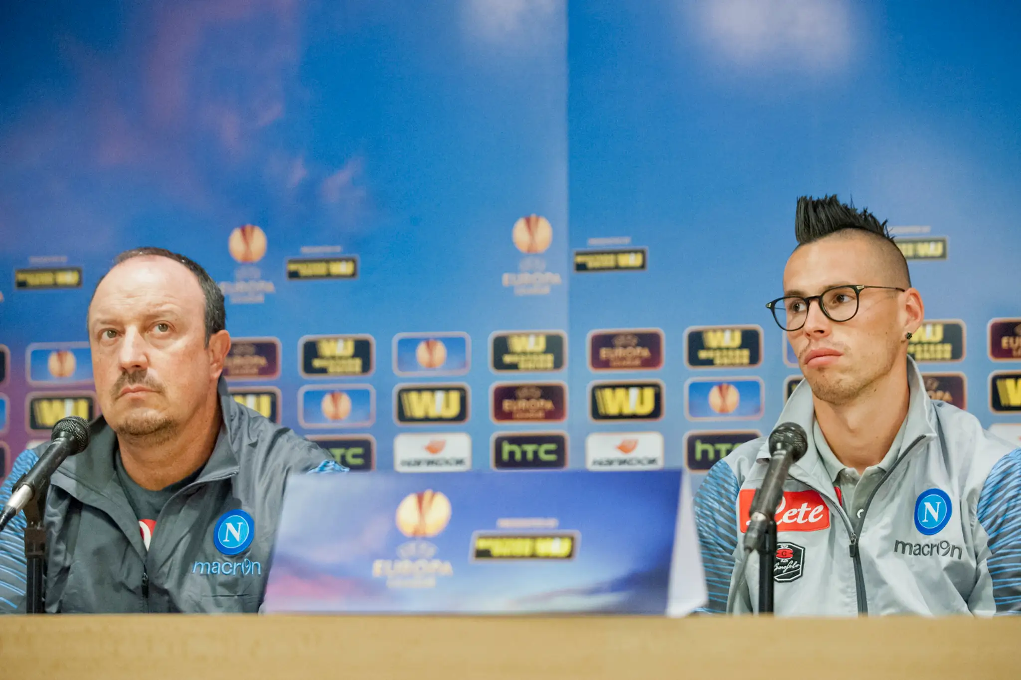Tlačová konferencia SSC Neapol pred zápasom EL UEFA ŠK Slovan Bratislava - SSC Neapol.